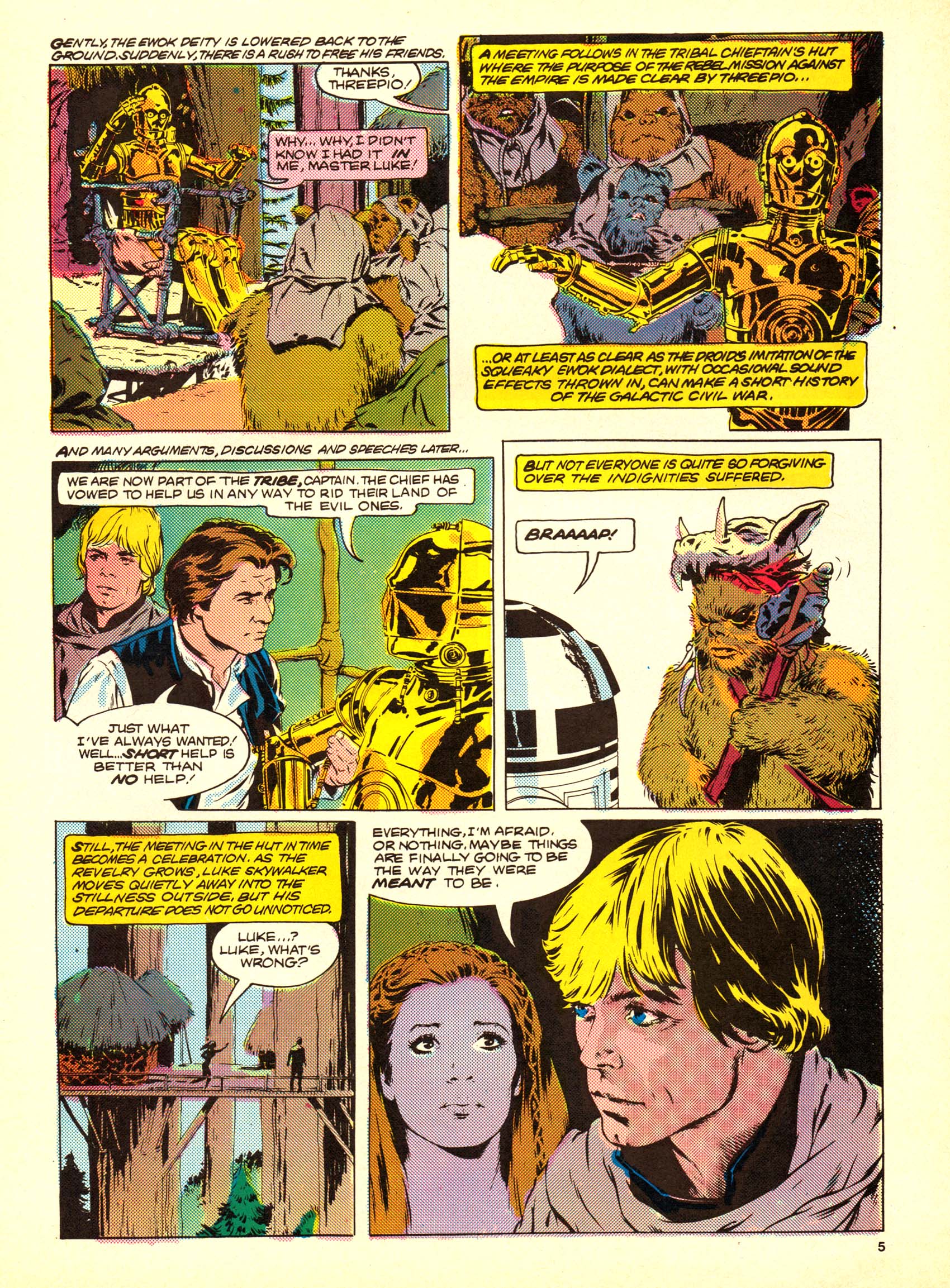 Read online Return of the Jedi comic -  Issue #154 - 5
