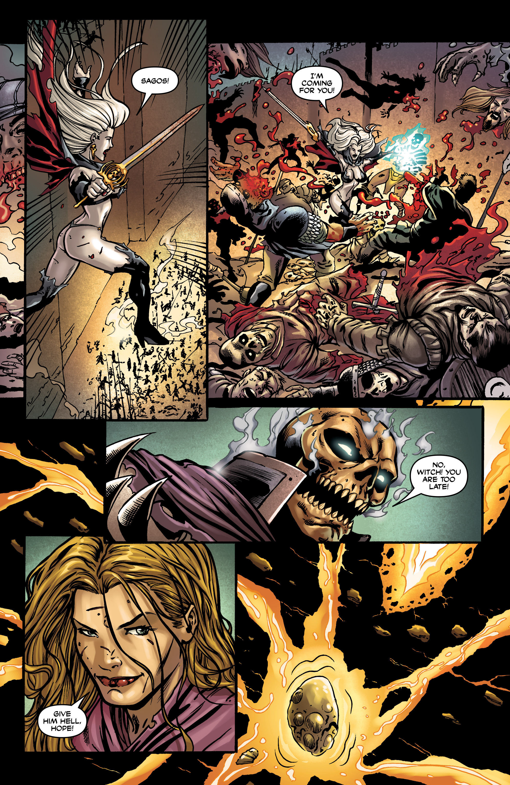 Read online Lady Death Origins comic -  Issue #16 - 9