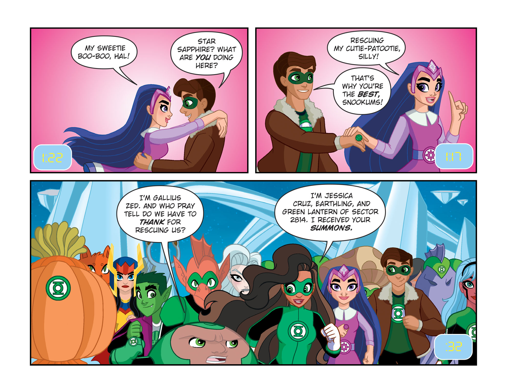 Read online DC Super Hero Girls: Spaced Out comic -  Issue #9 - 10