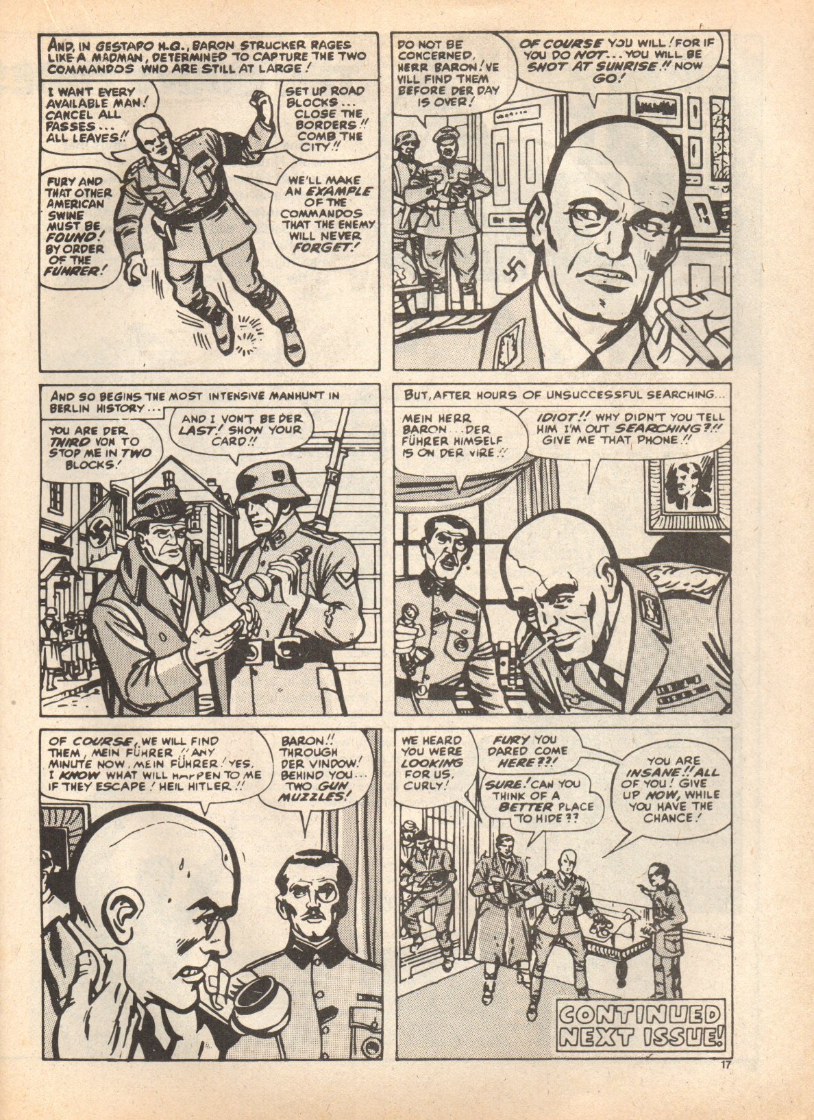 Read online Fury (1977) comic -  Issue #15 - 17