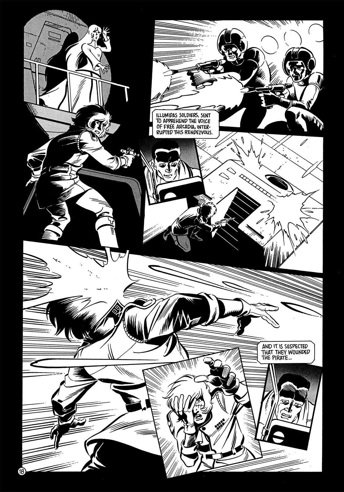 Read online Captain Harlock: The Machine People comic -  Issue #2 - 21
