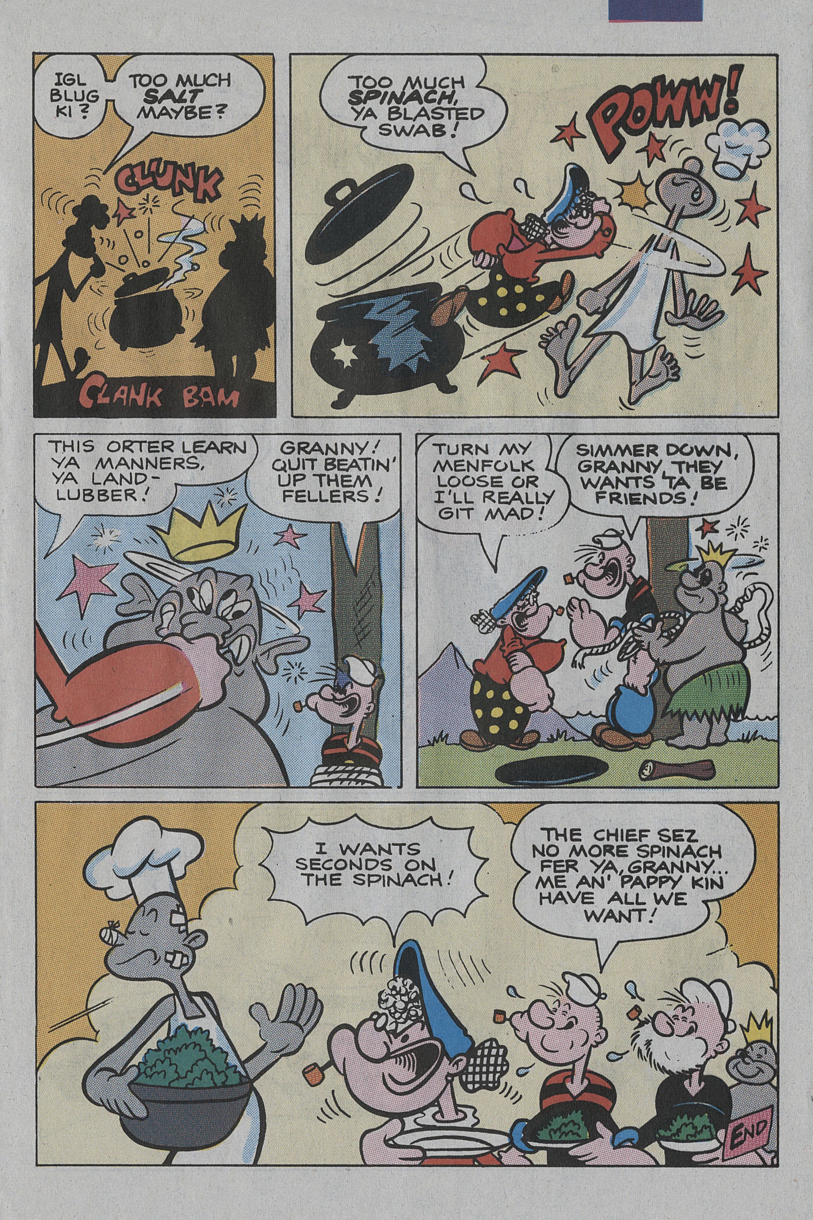 Read online Popeye (1993) comic -  Issue #5 - 20