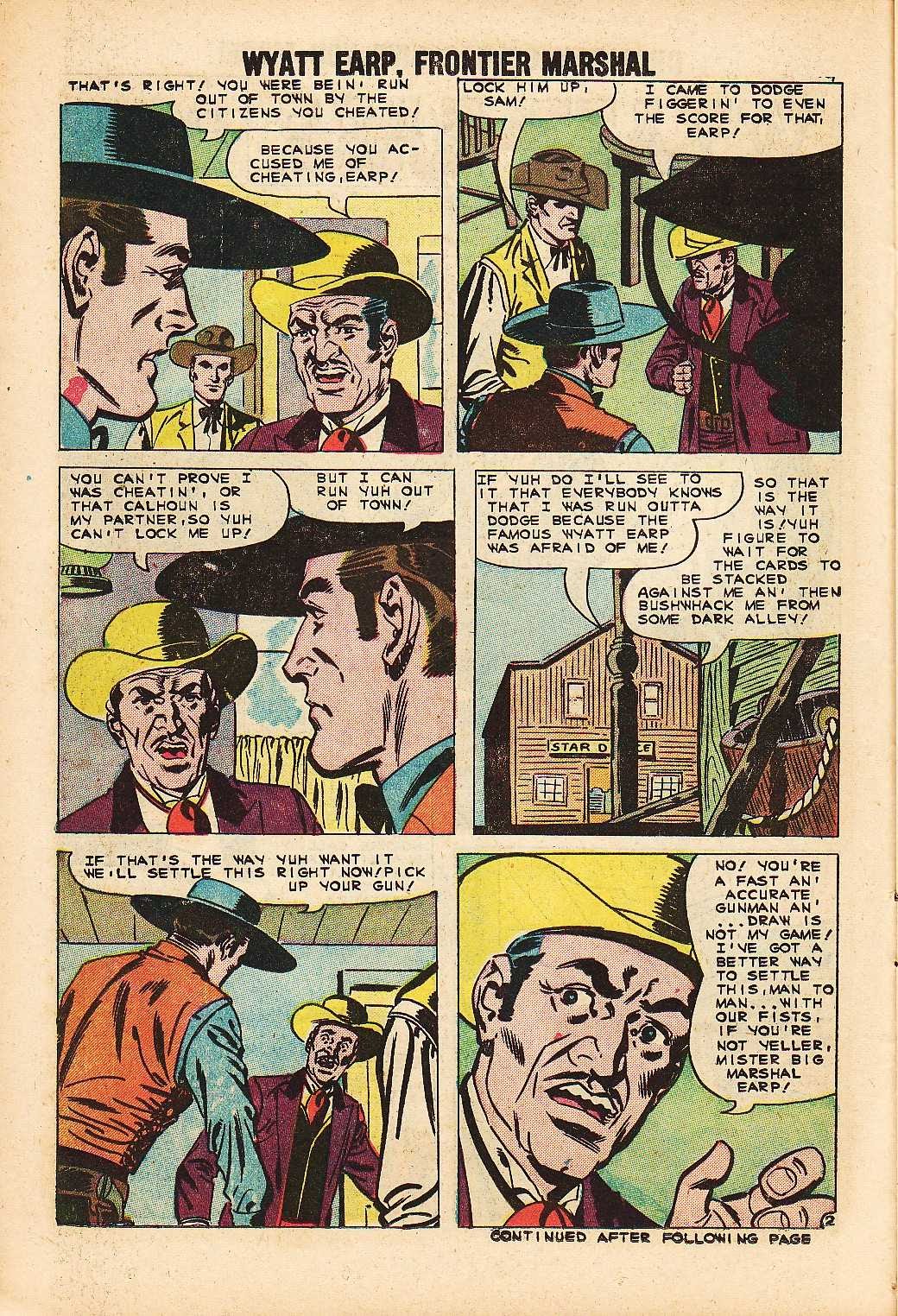 Read online Wyatt Earp Frontier Marshal comic -  Issue #35 - 14