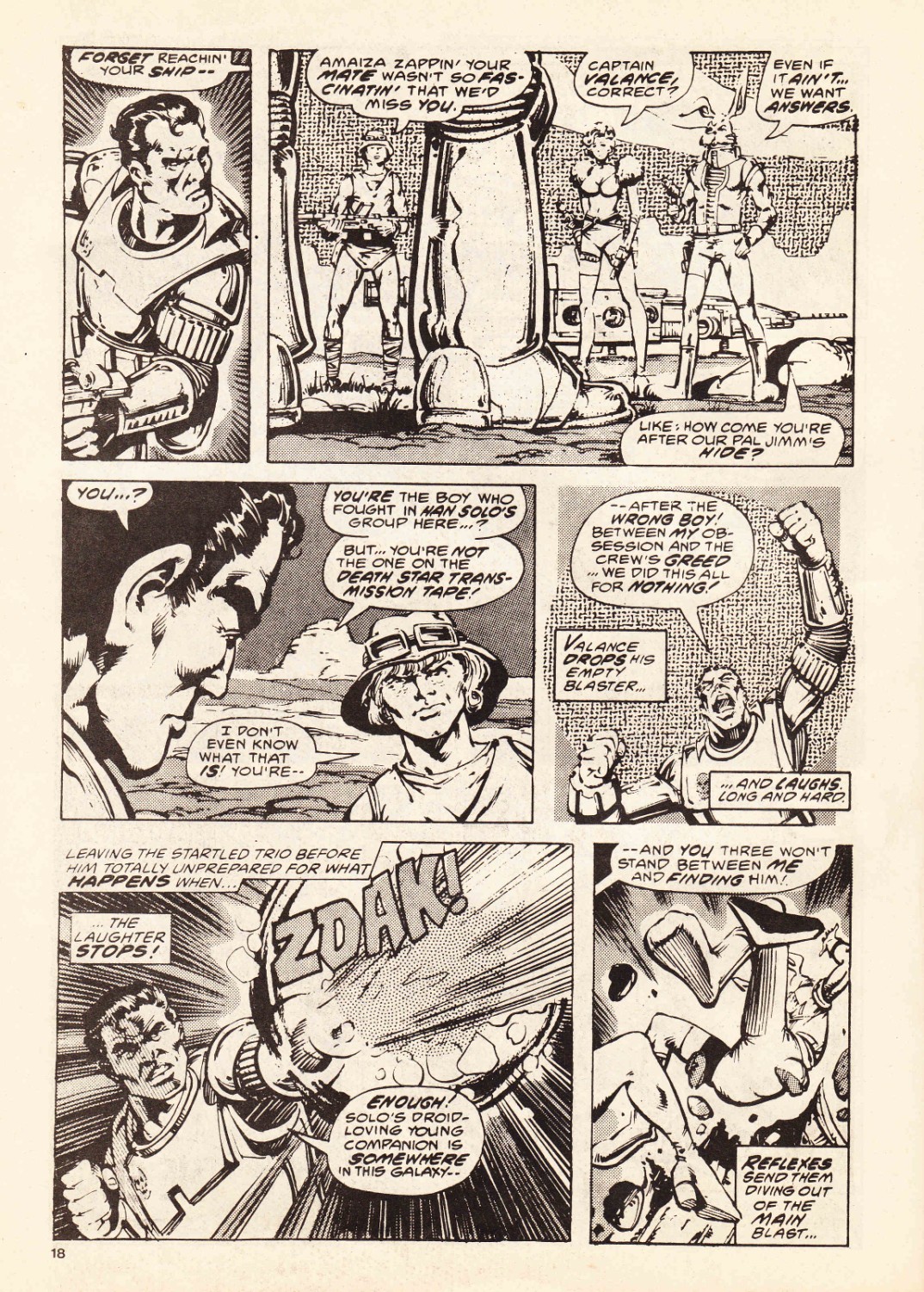Read online Star Wars Weekly comic -  Issue #150 - 18
