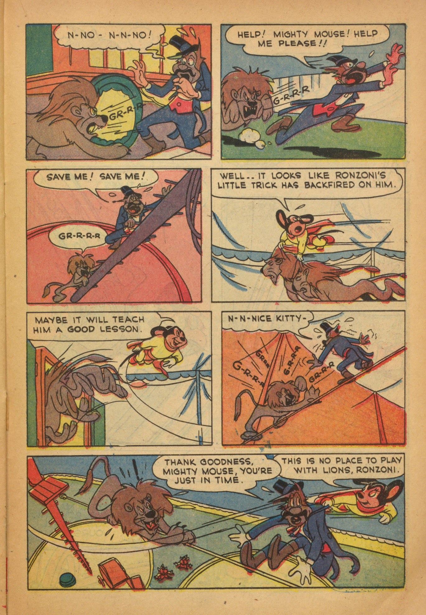 Read online Paul Terry's Mighty Mouse Comics comic -  Issue #6 - 27
