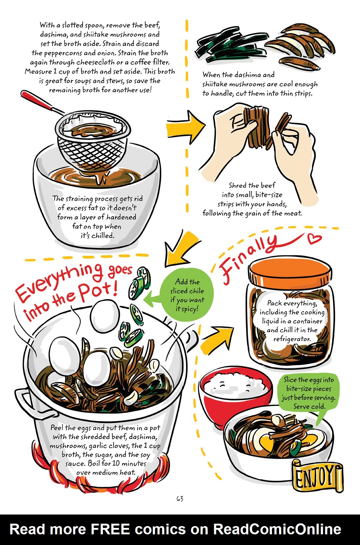 Read online Cook Korean! A Comic Book With Recipes comic -  Issue # TPB (Part 1) - 62