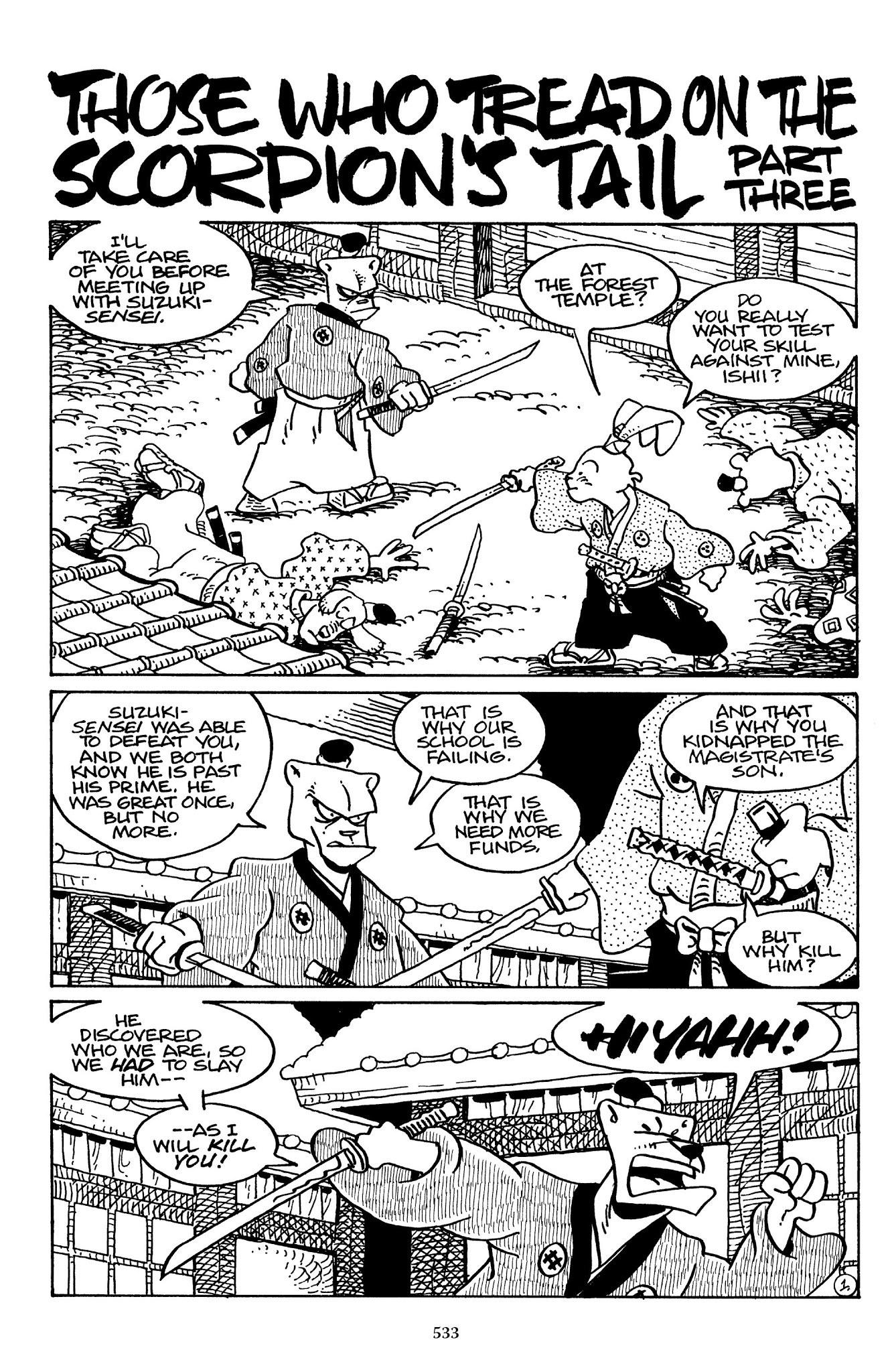 Read online The Usagi Yojimbo Saga comic -  Issue # TPB 7 - 525
