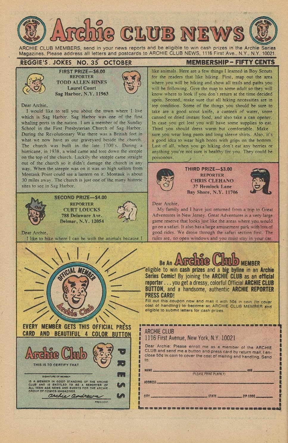 Read online Reggie's Wise Guy Jokes comic -  Issue #35 - 26