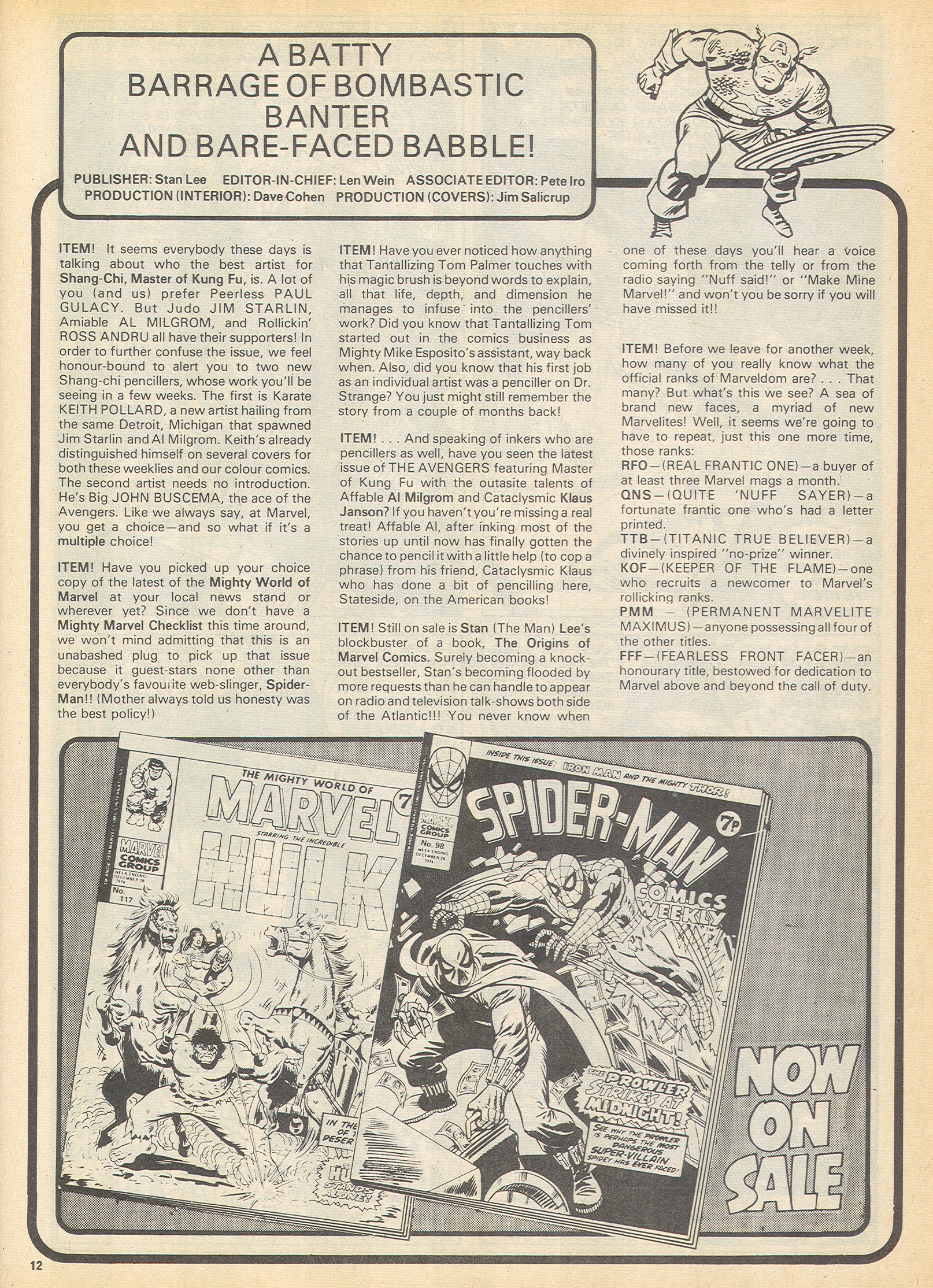 Read online The Avengers (1973) comic -  Issue #67 - 12