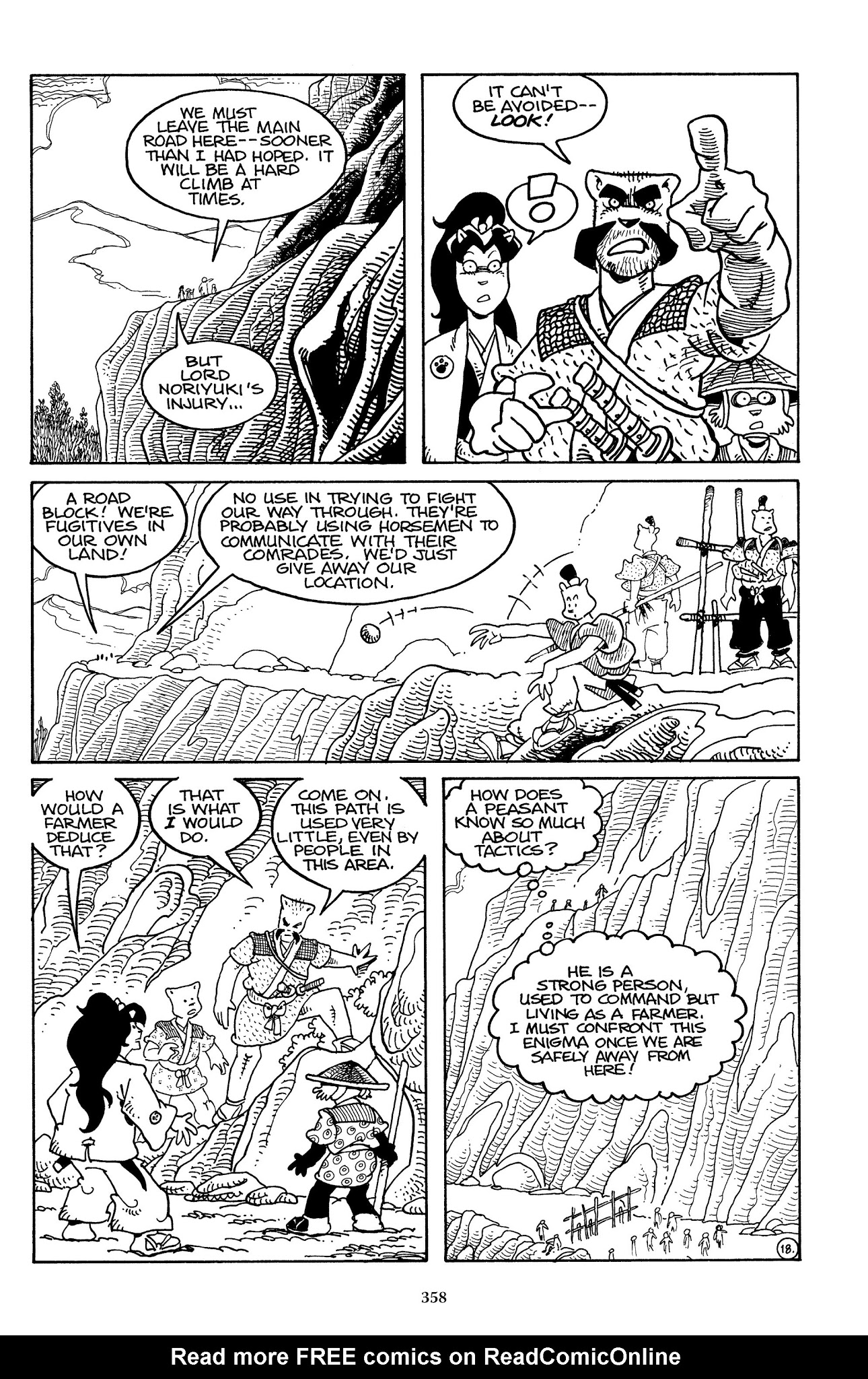 Read online The Usagi Yojimbo Saga comic -  Issue # TPB 2 - 353