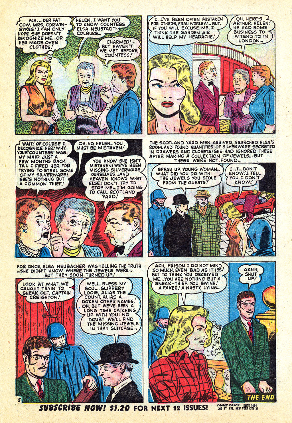 Read online Crime Cases Comics (1951) comic -  Issue #7 - 16