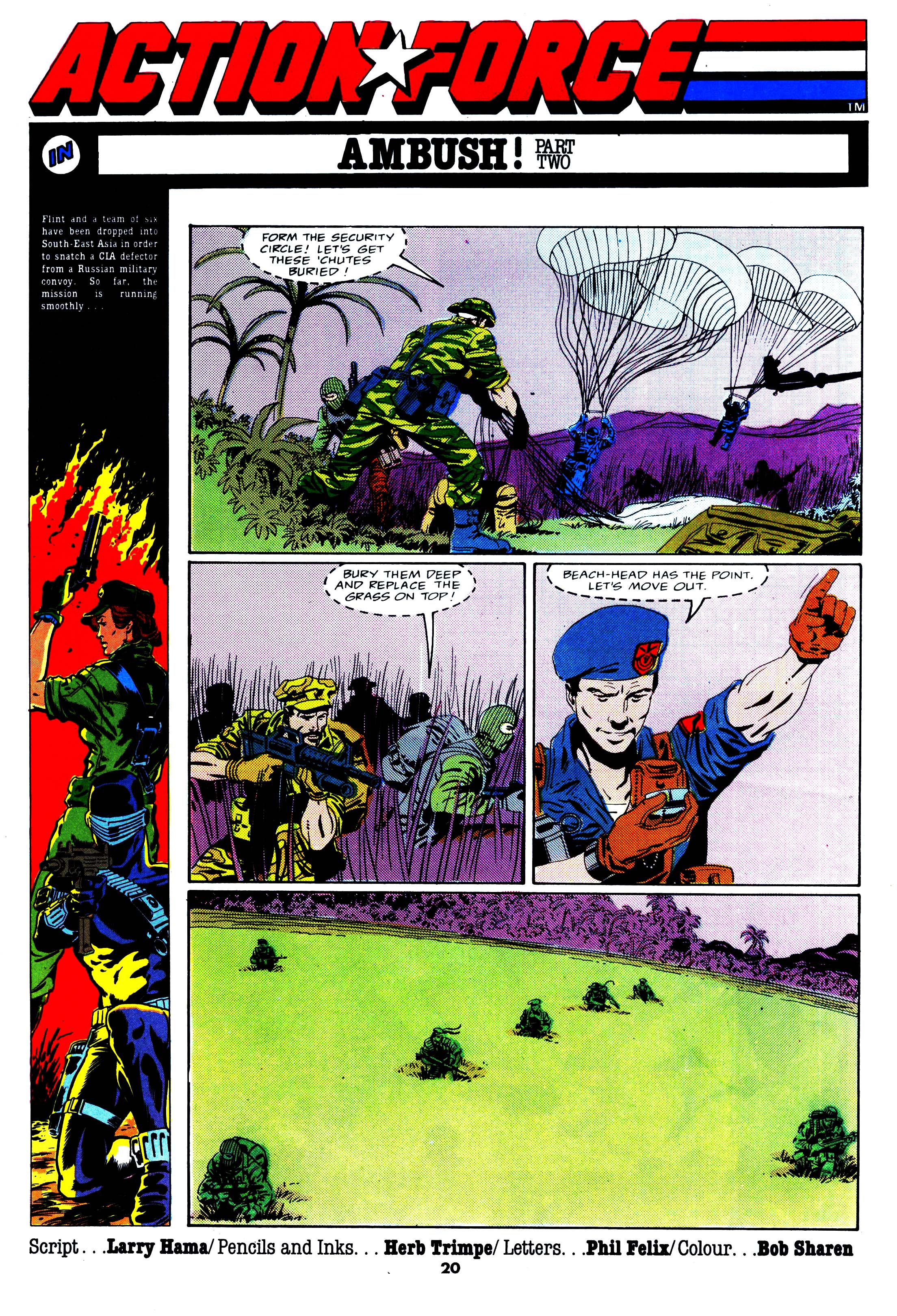 Read online Action Force comic -  Issue #37 - 20