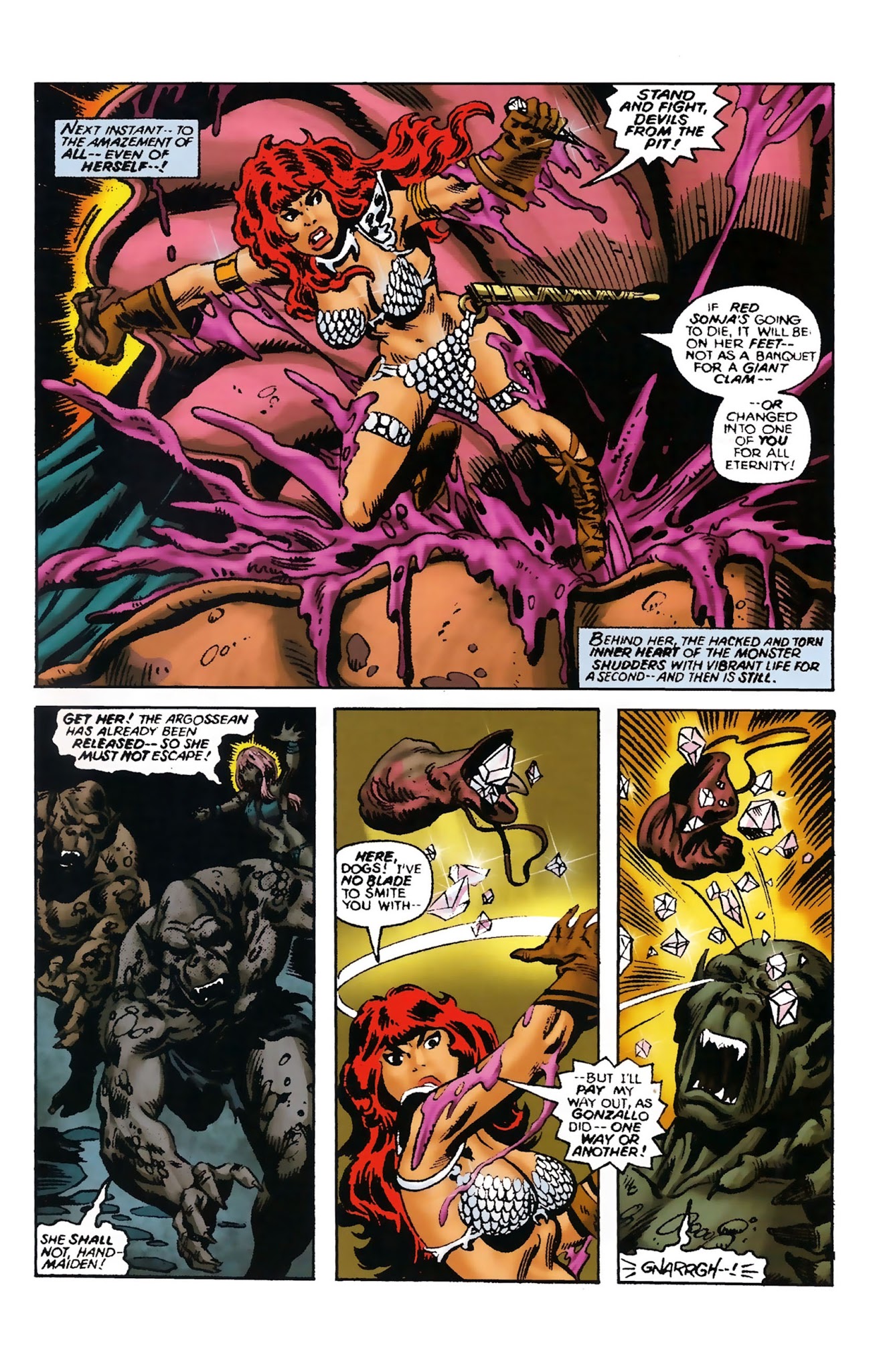 Read online The Adventures of Red Sonja comic -  Issue # TPB 3 - 121