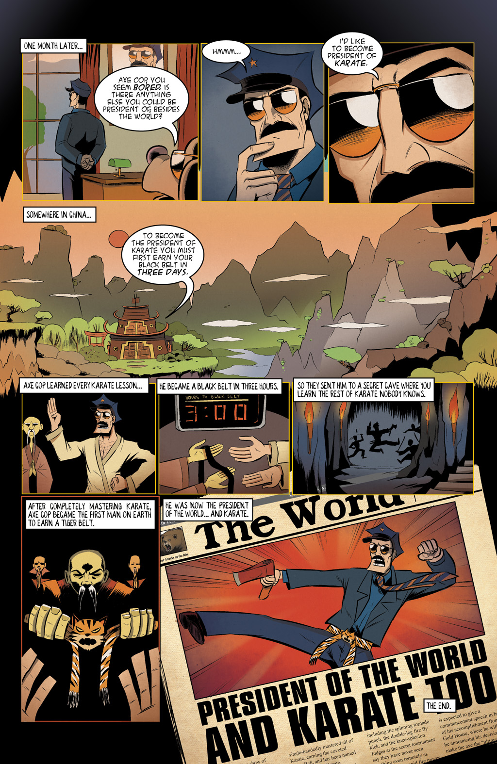 Read online Axe Cop: President of the World comic -  Issue #3 - 24