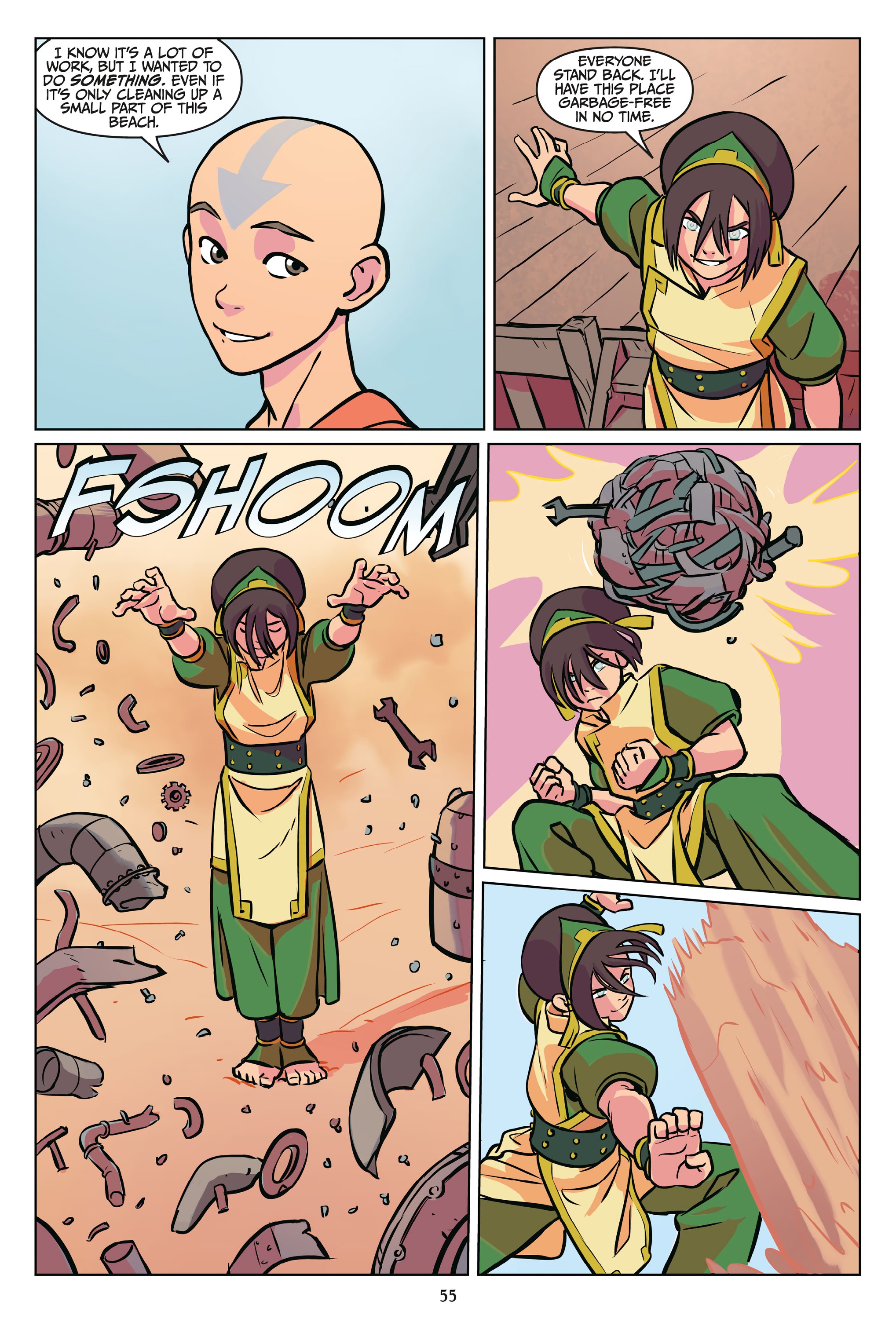 Read online Nickelodeon Avatar: The Last Airbender - Imbalance comic -  Issue # _Omnibus (Part 1) - 56