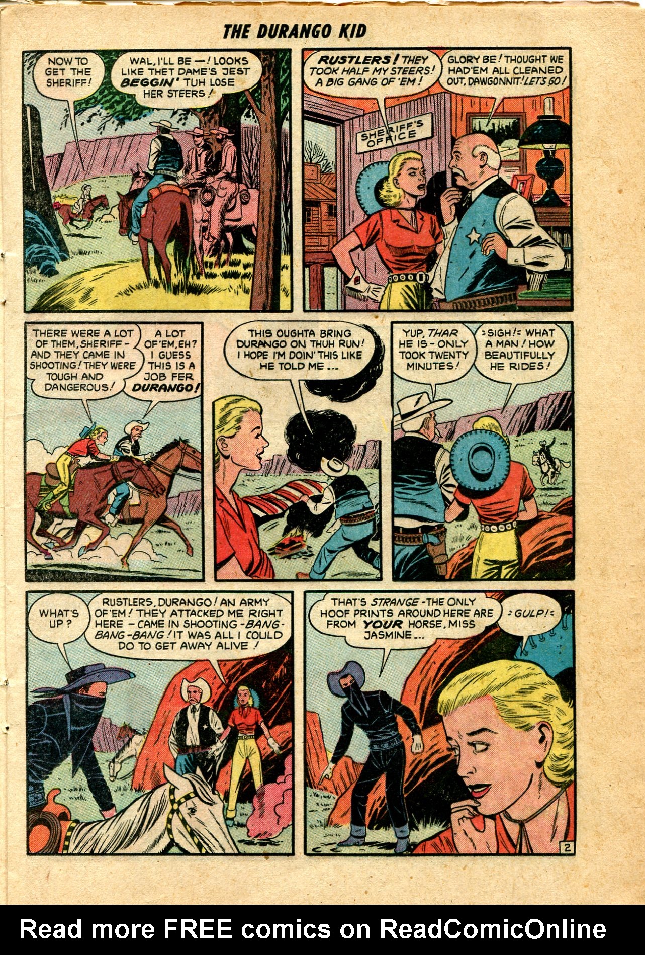 Read online Charles Starrett as The Durango Kid comic -  Issue #22 - 13