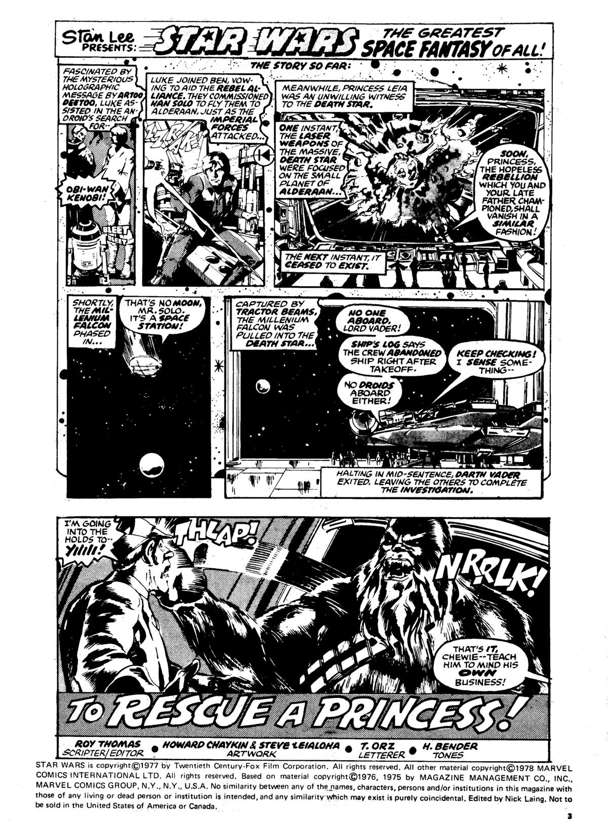 Read online Star Wars Weekly comic -  Issue #6 - 3