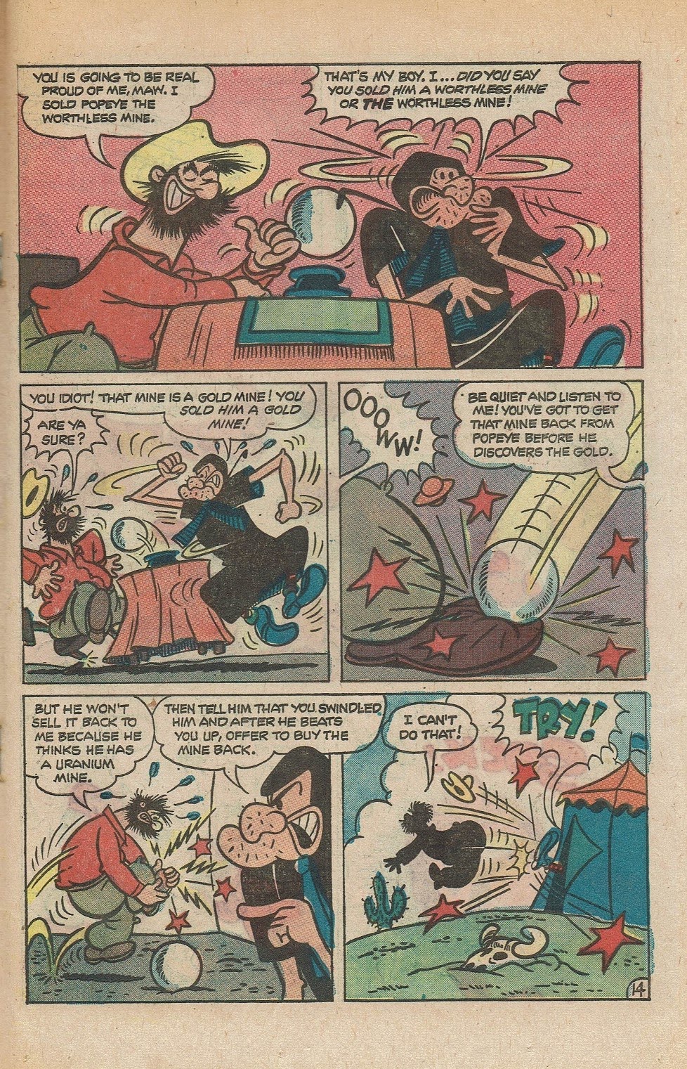 Read online Popeye (1948) comic -  Issue #128 - 19