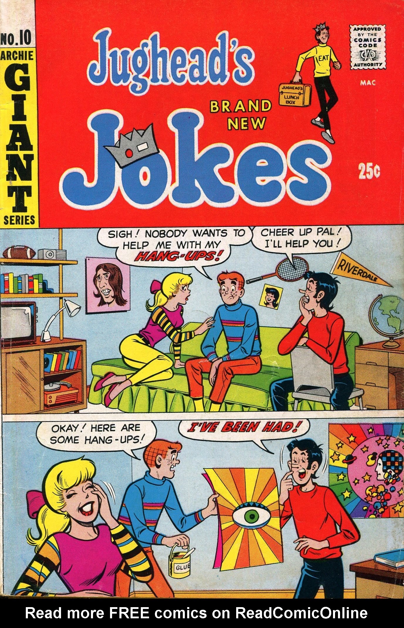 Read online Jughead's Jokes comic -  Issue #10 - 1