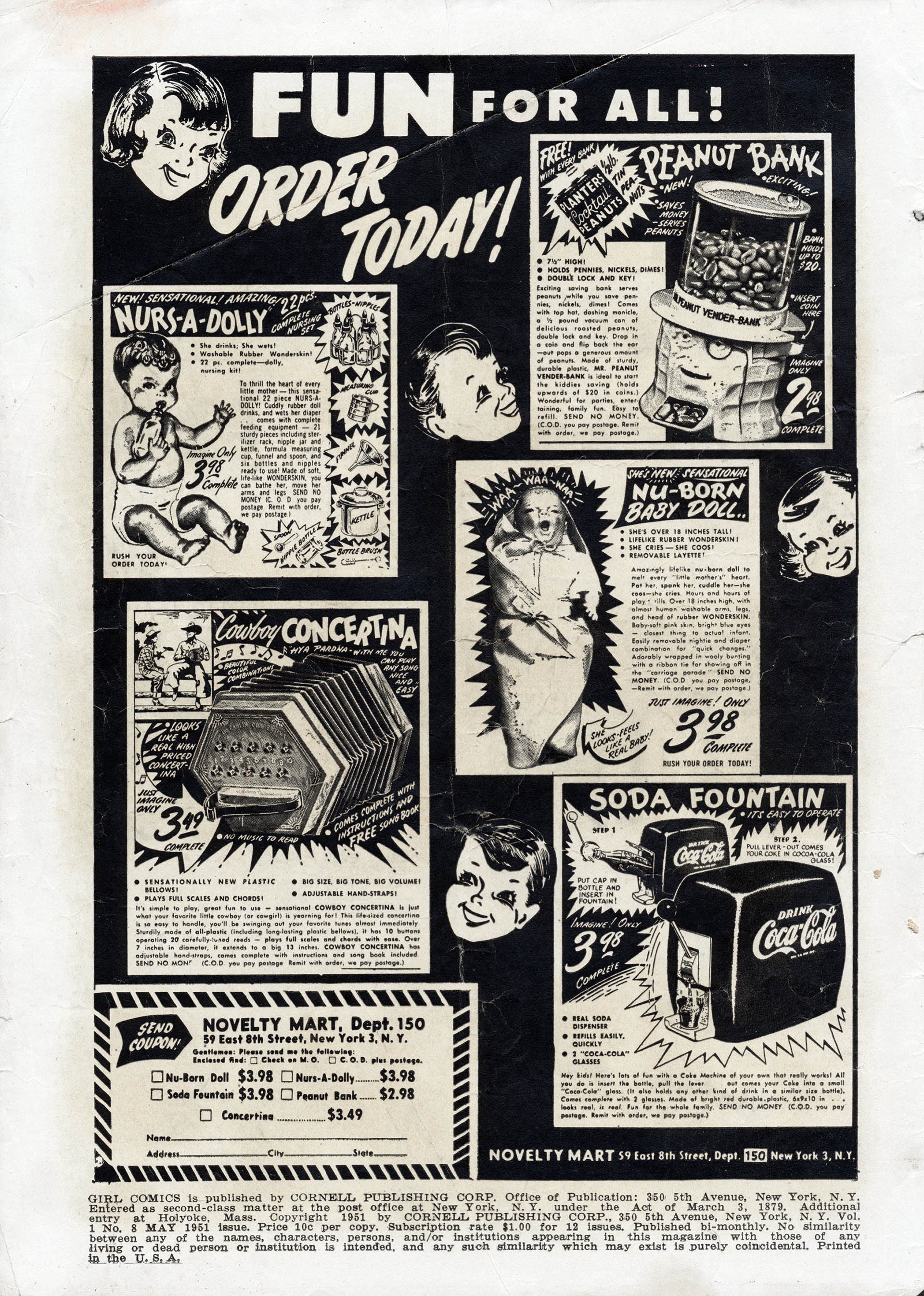 Read online Girl Comics (1949) comic -  Issue #8 - 2