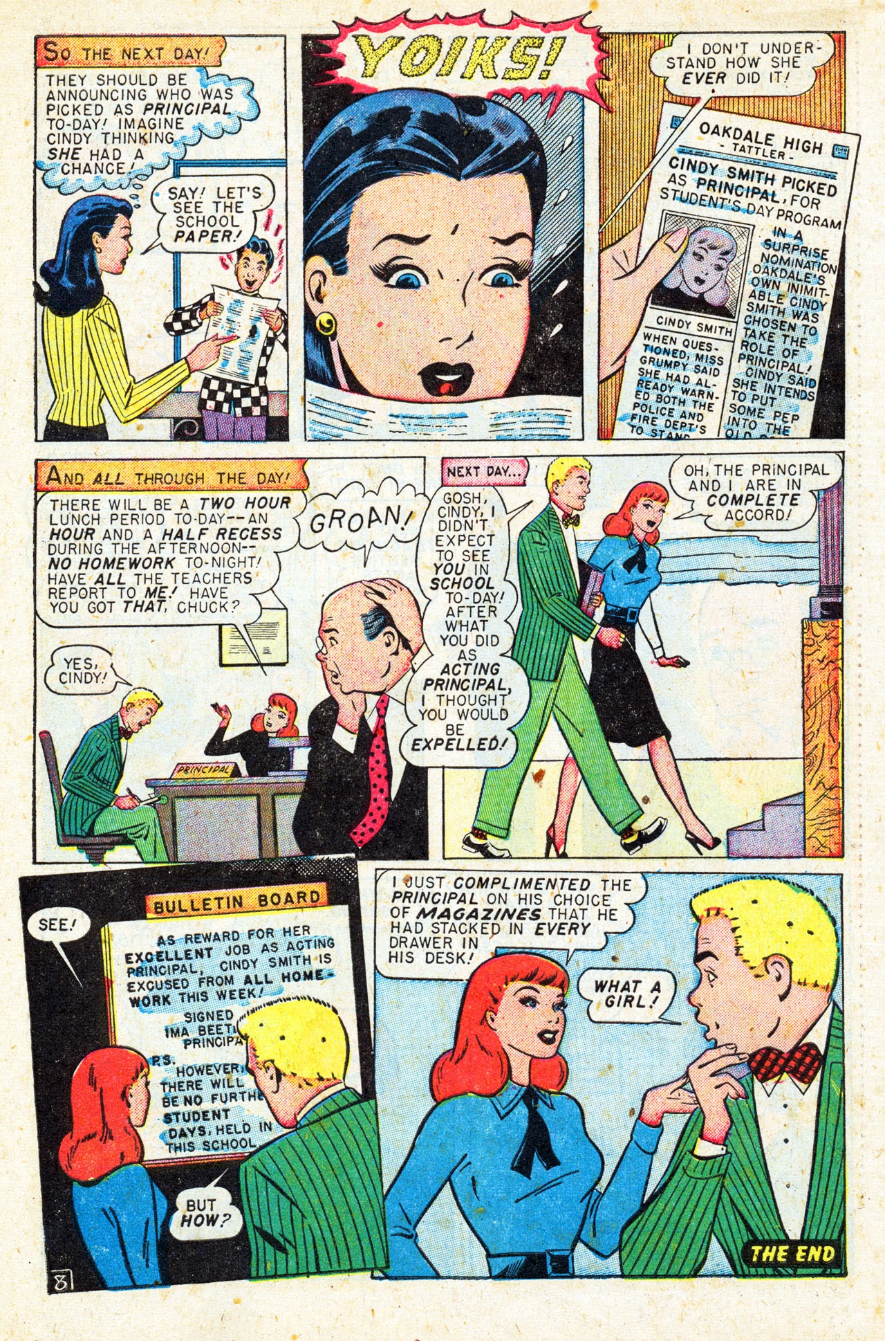 Read online Junior Miss (1947) comic -  Issue #33 - 9