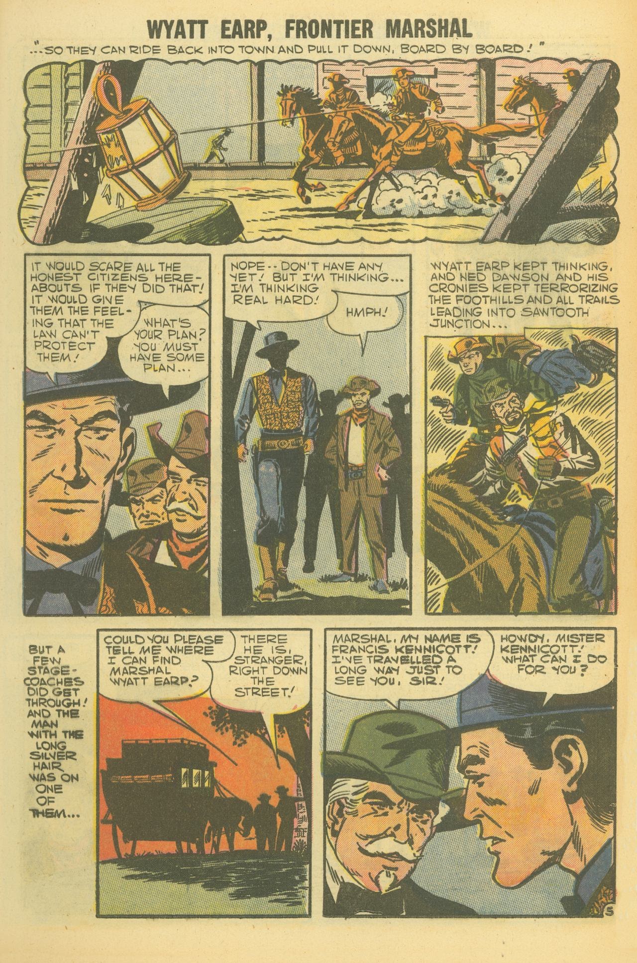 Read online Wyatt Earp Frontier Marshal comic -  Issue #20 - 33