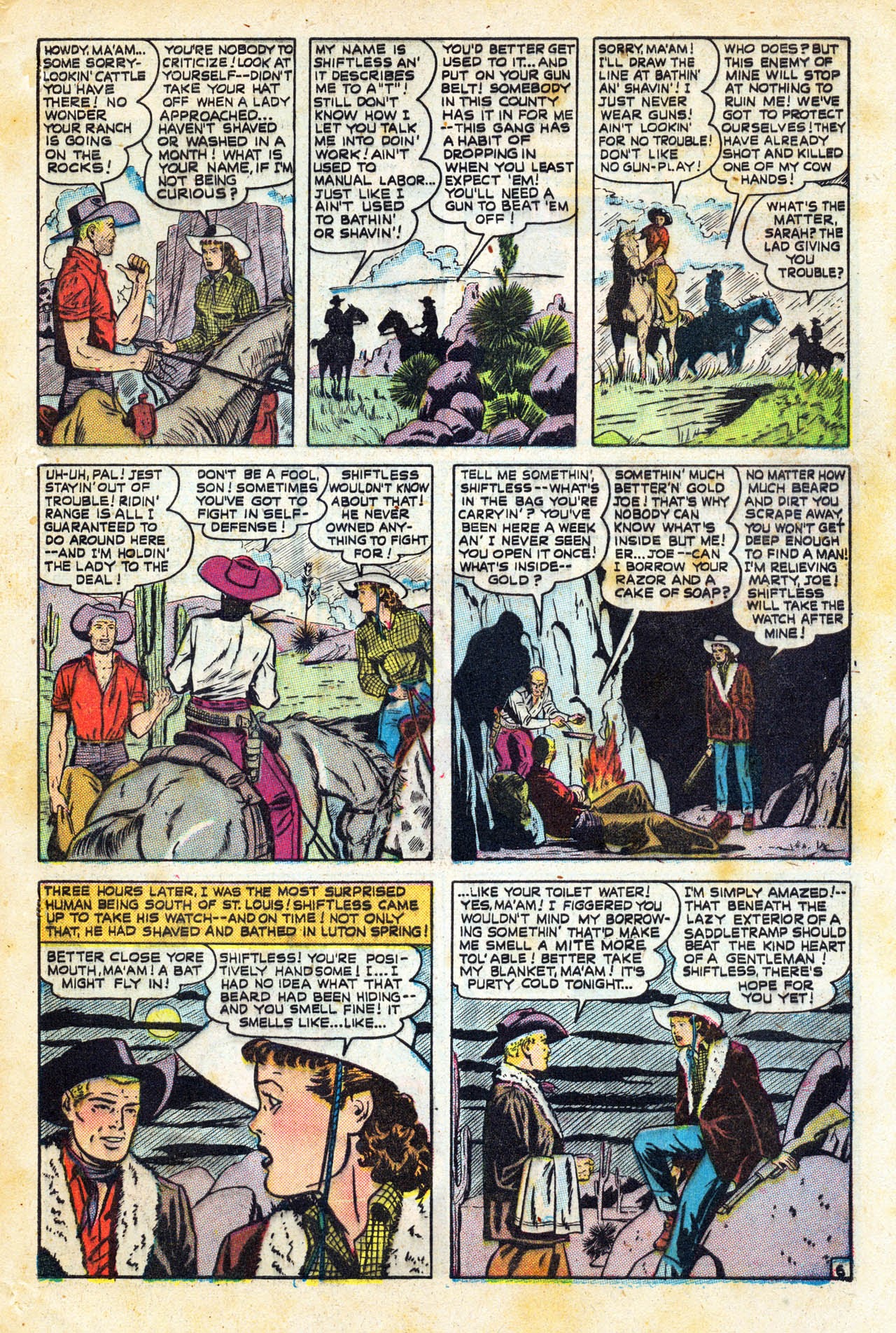 Read online Cowboy Romances comic -  Issue #3 - 45