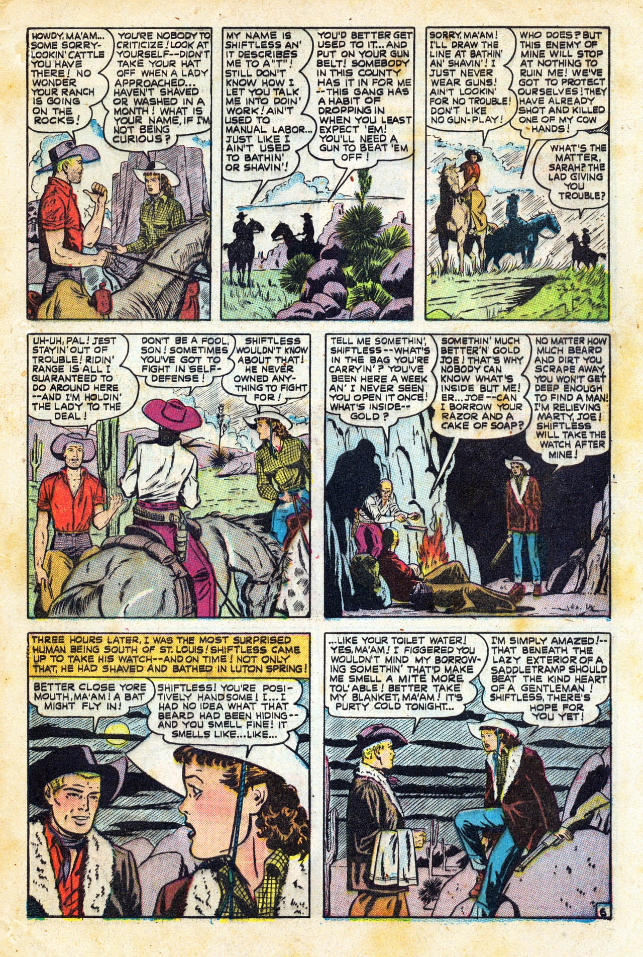Read online Cowboy Romances comic -  Issue #3 - 45
