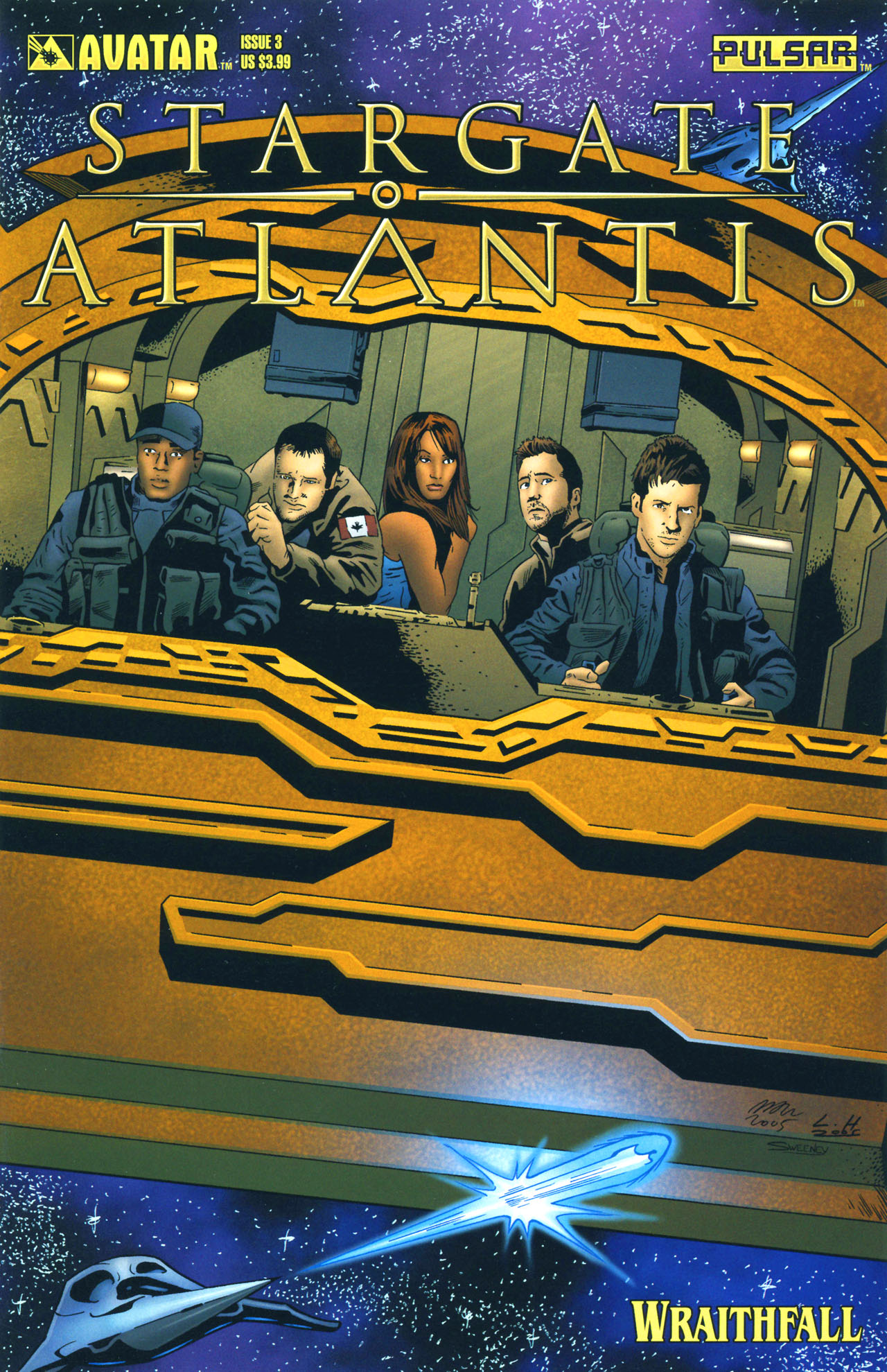 Read online Stargate Atlantis: Wraithfall comic -  Issue #3 - 1