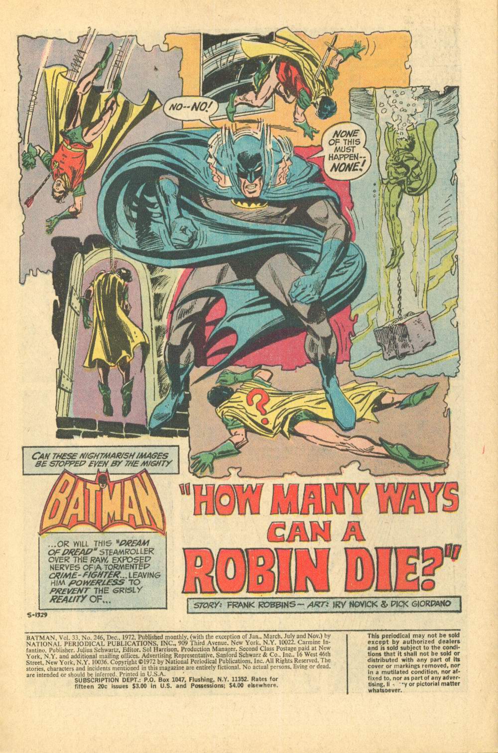 Read online Batman (1940) comic -  Issue #246 - 2