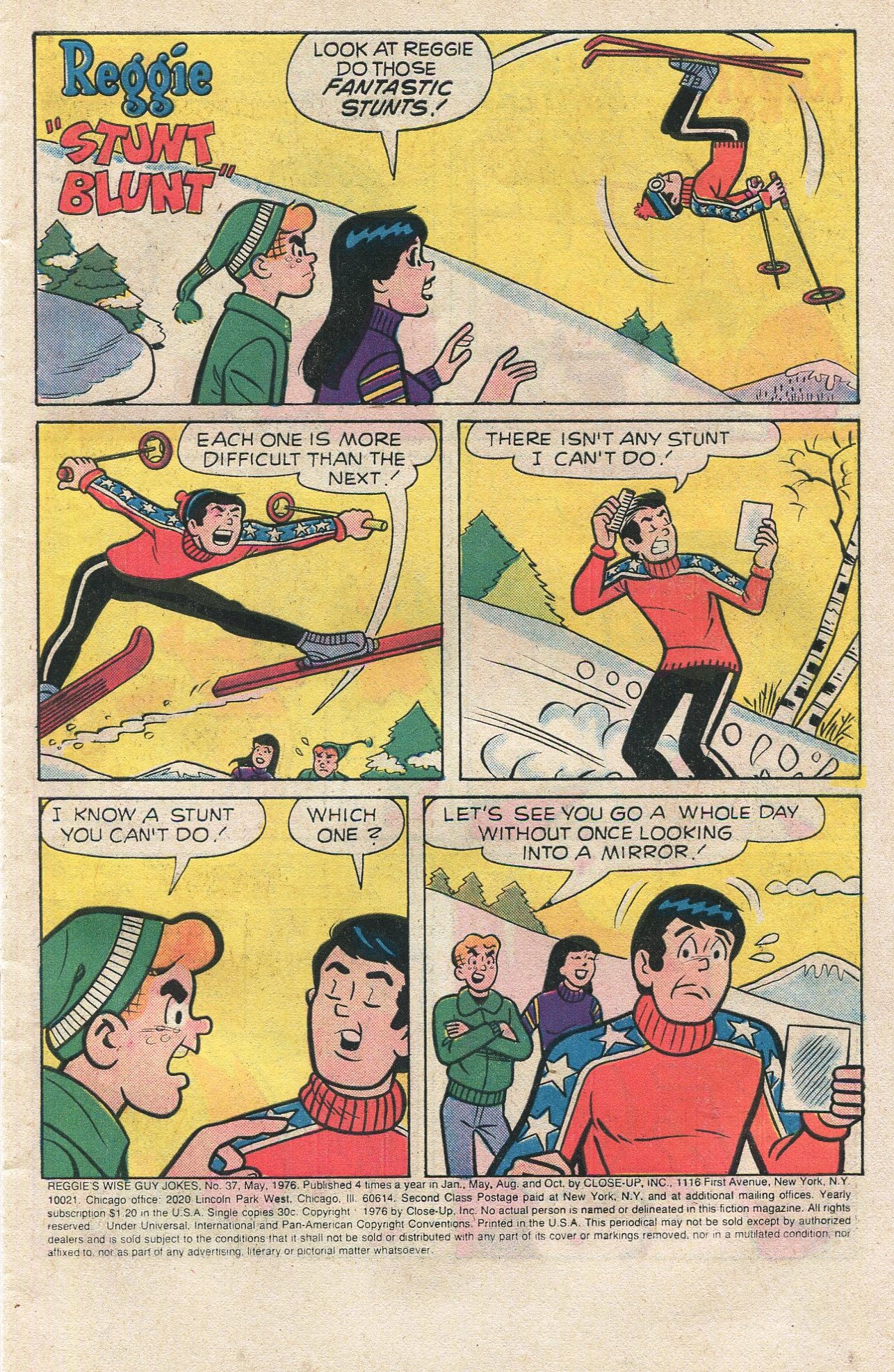 Read online Reggie's Wise Guy Jokes comic -  Issue #37 - 3