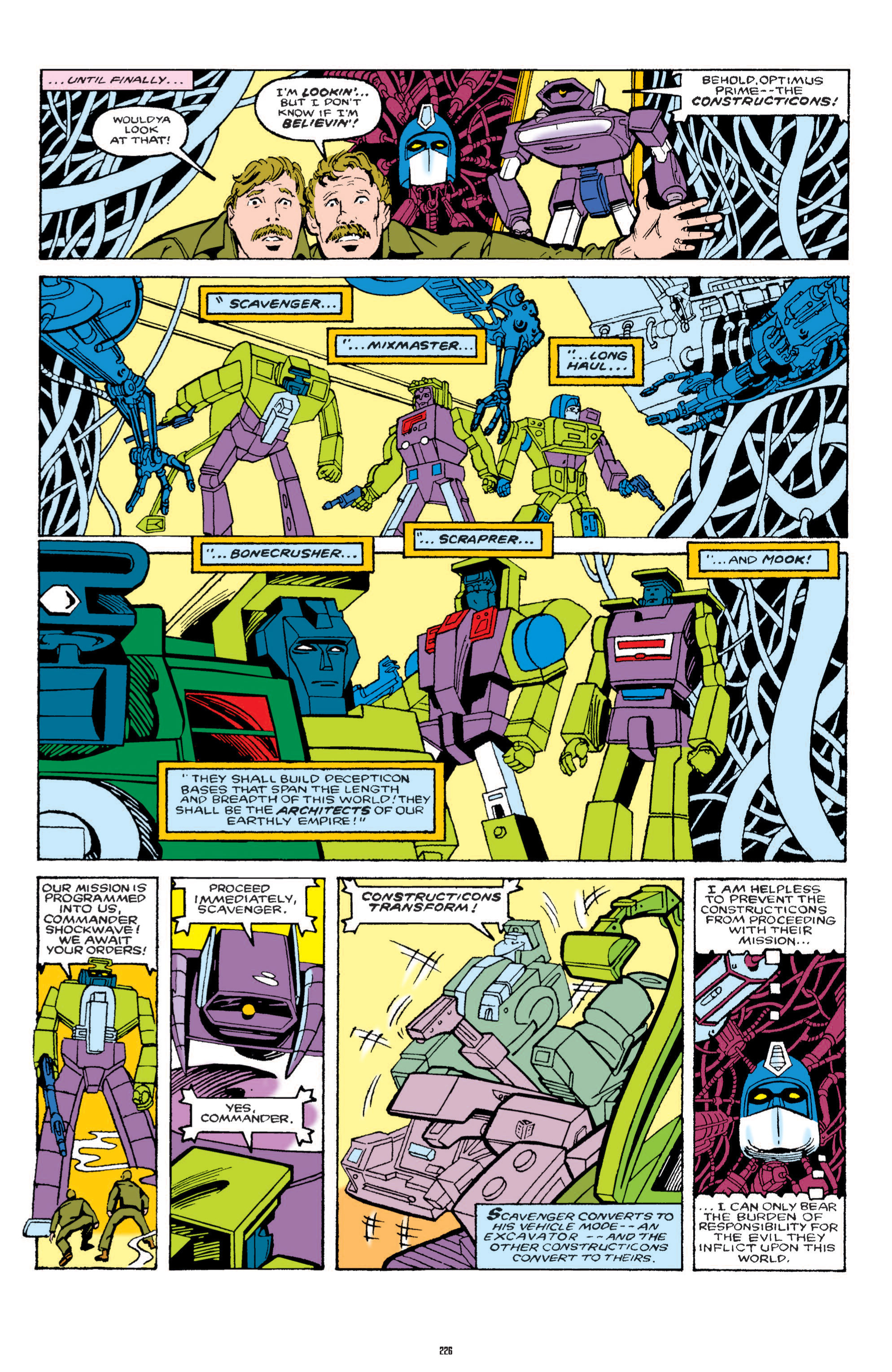 Read online The Transformers Classics comic -  Issue # TPB 1 - 227