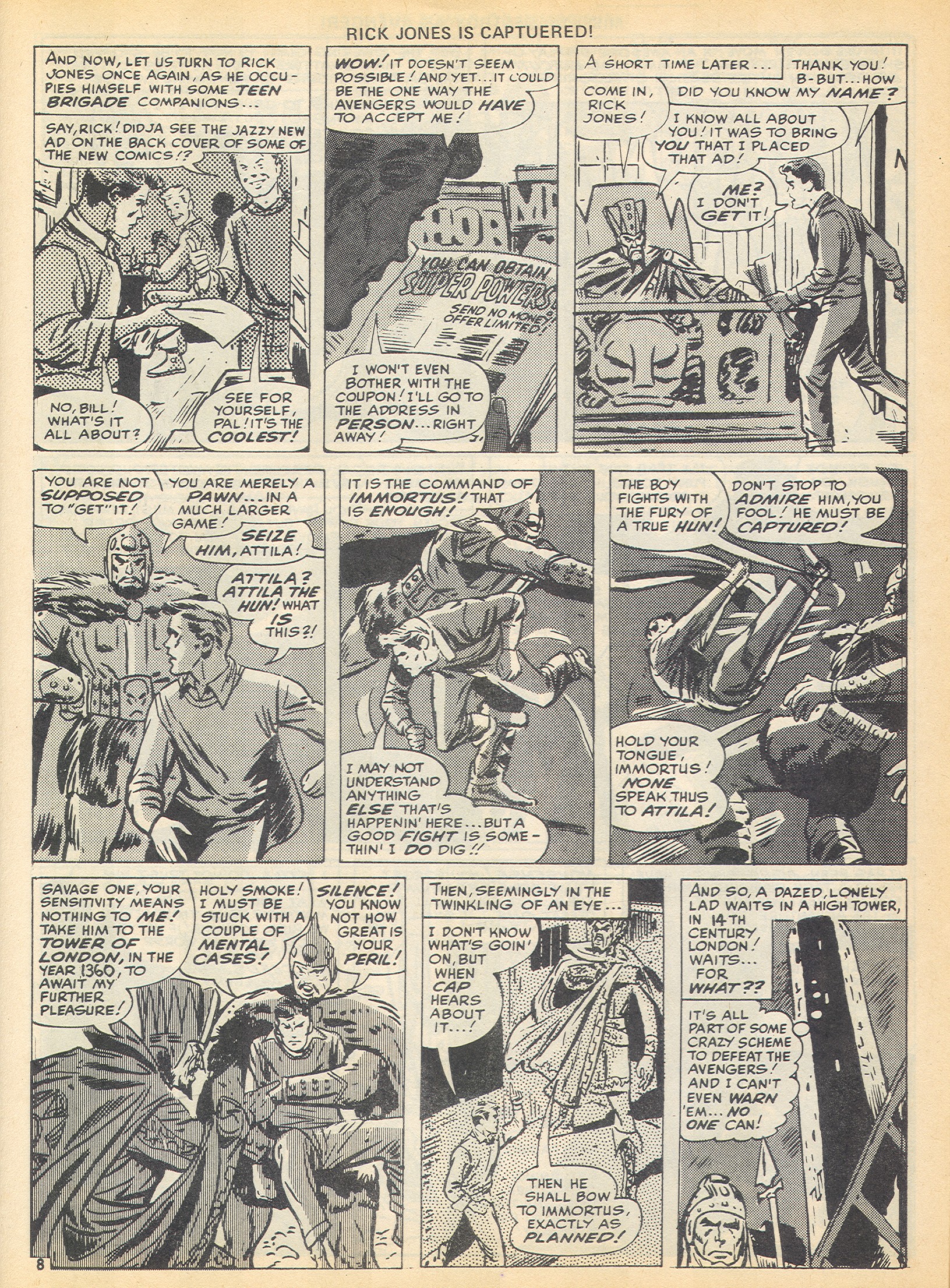 Read online The Avengers (1973) comic -  Issue #7 - 8