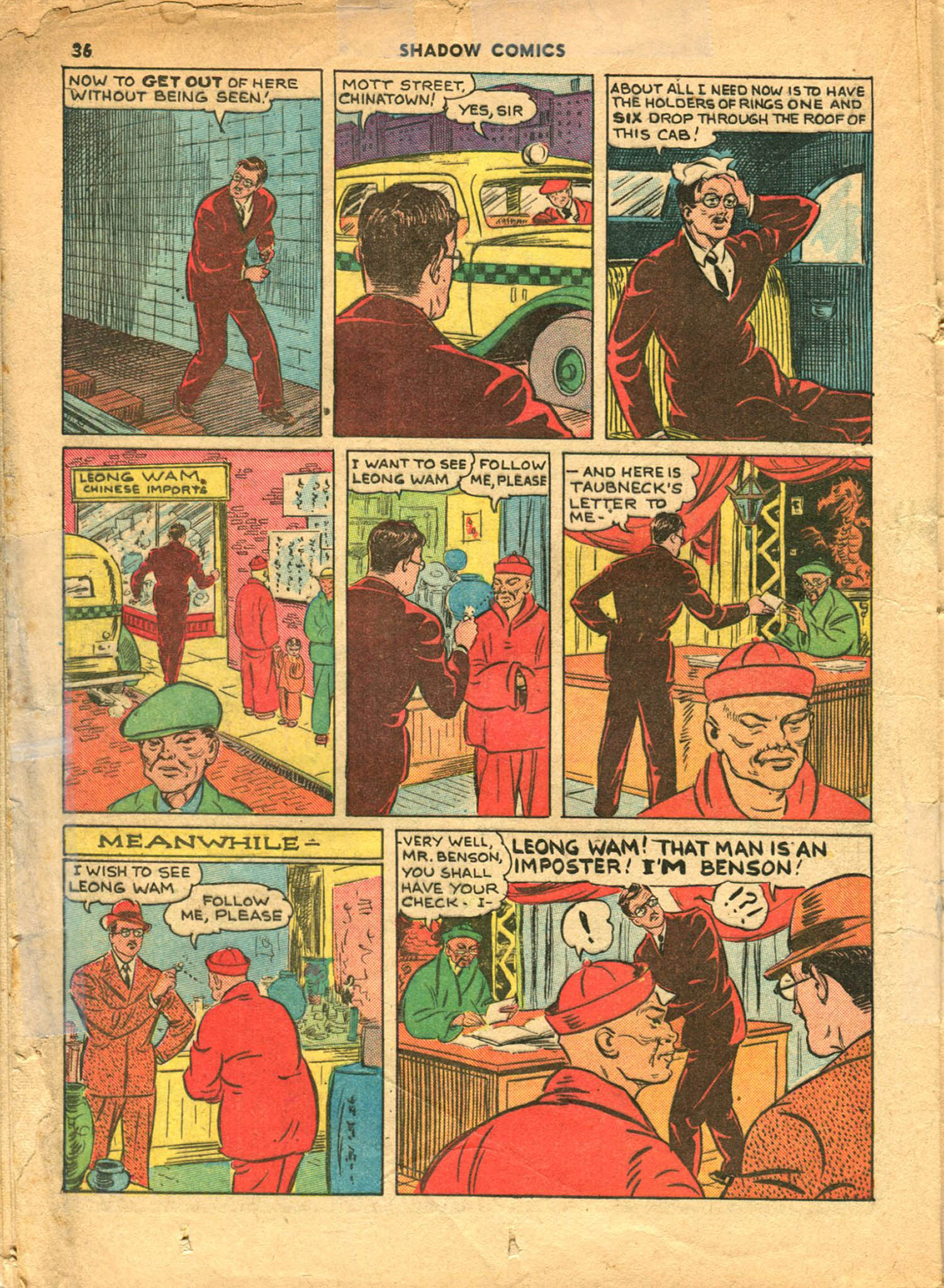 Read online Shadow Comics comic -  Issue #1 - 29