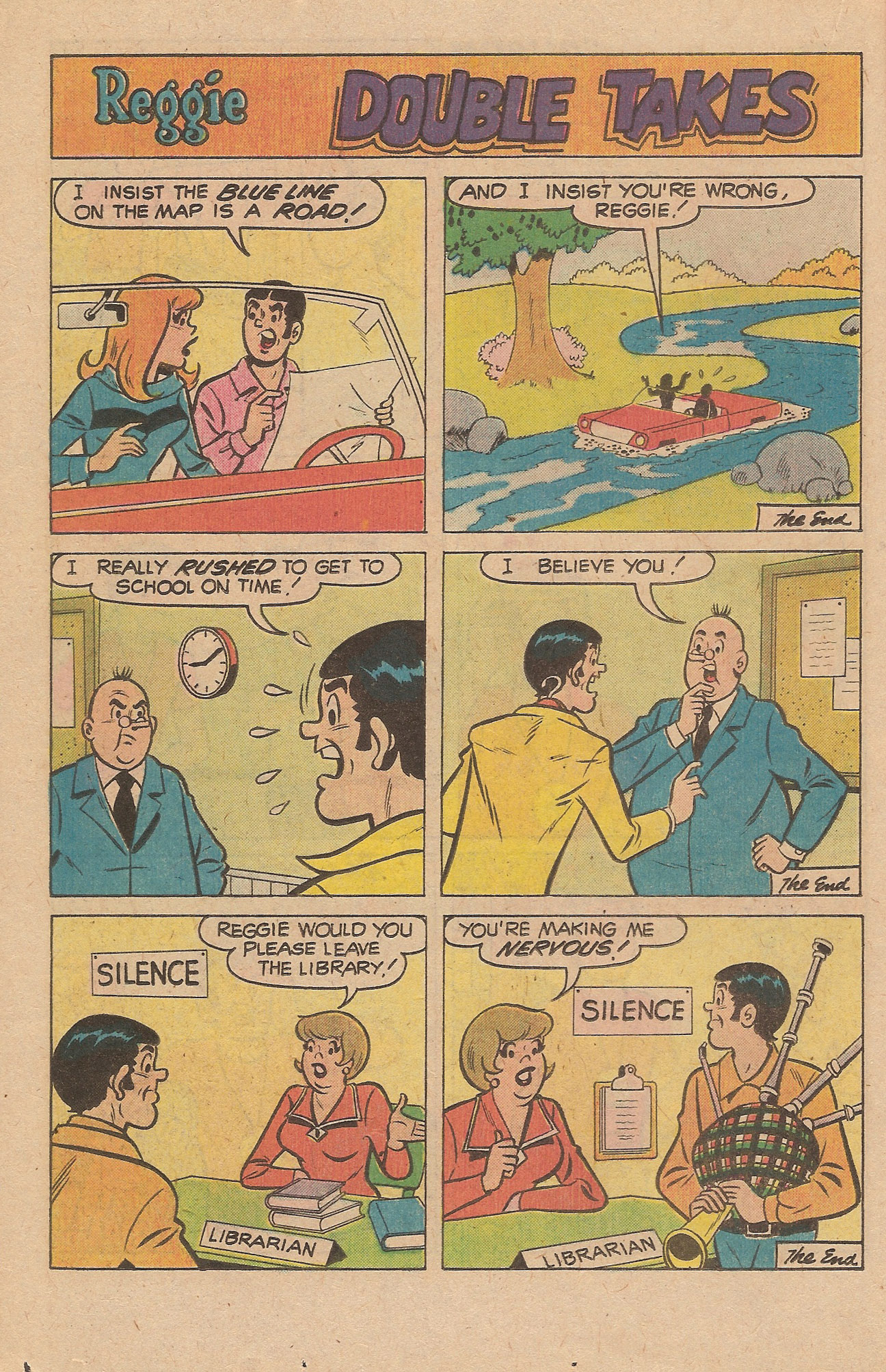 Read online Reggie's Wise Guy Jokes comic -  Issue #40 - 14