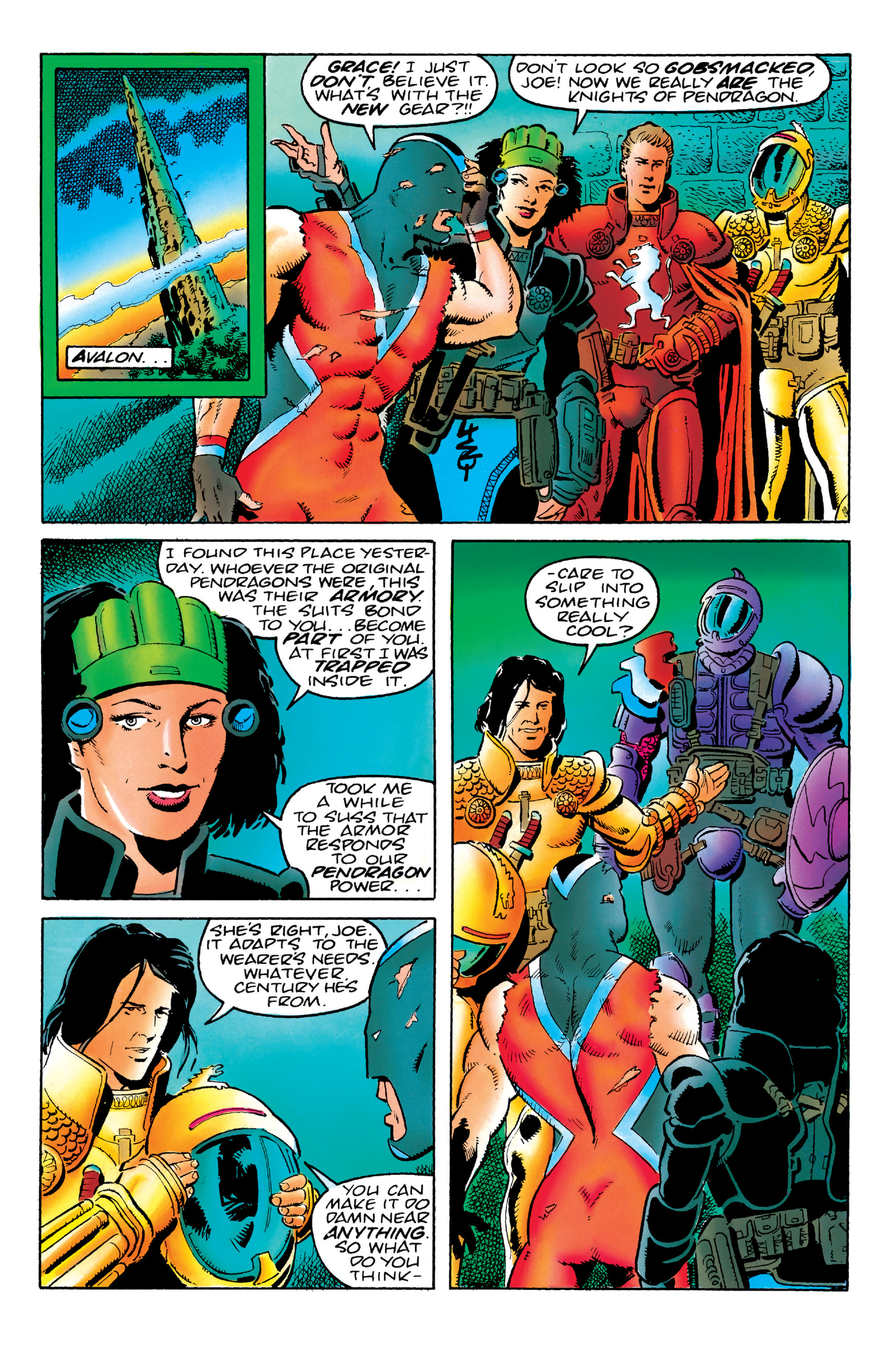 Read online Knights of Pendragon Omnibus comic -  Issue # TPB (Part 5) - 54