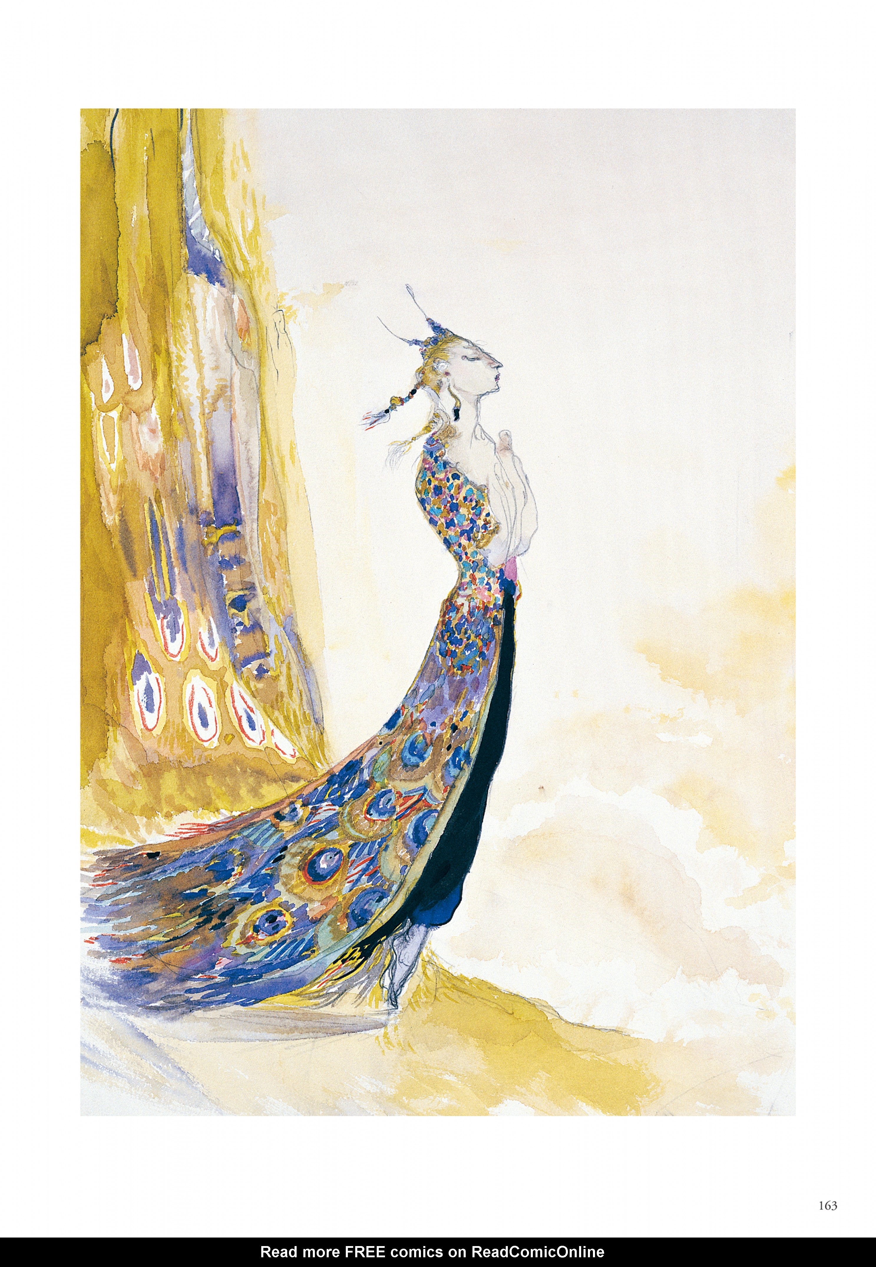 Read online Elegant Spirits: Amano's Tale of Genji and Fairies comic -  Issue # TPB - 114