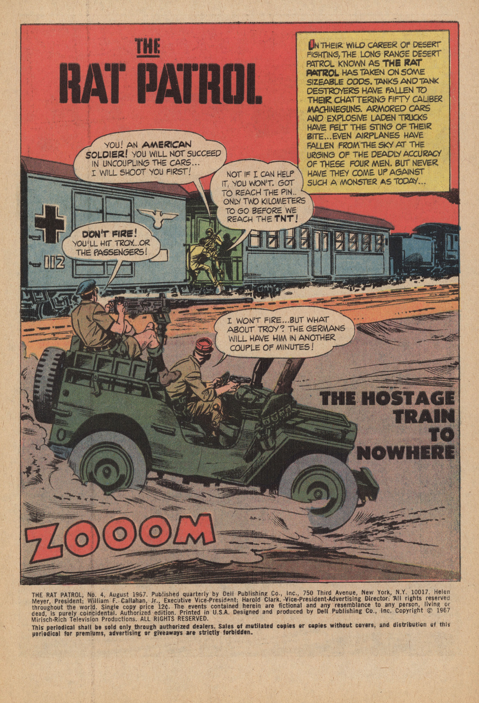 Read online The Rat Patrol comic -  Issue #4 - 3