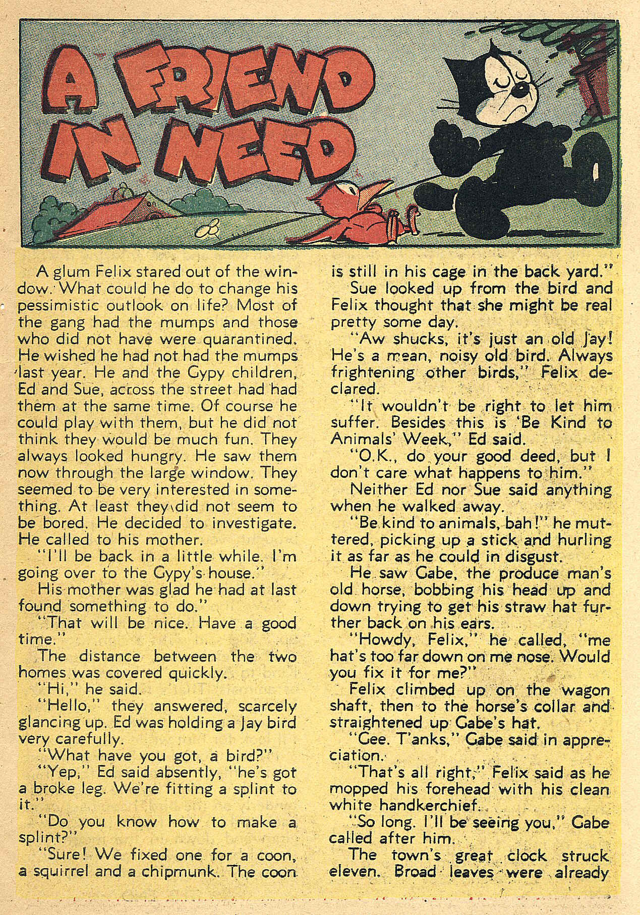 Read online Felix the Cat (1951) comic -  Issue #24 - 27