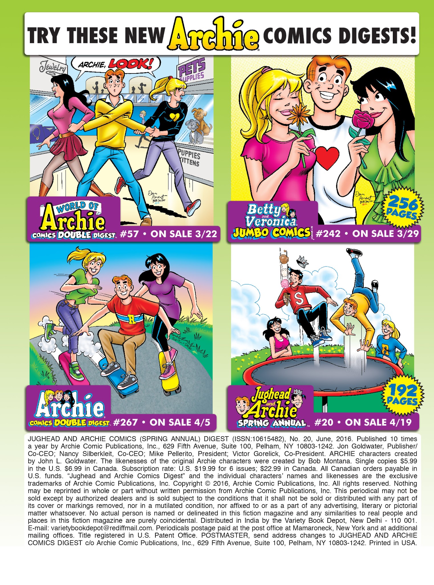 Read online Jughead and Archie Double Digest comic -  Issue #20 - 184