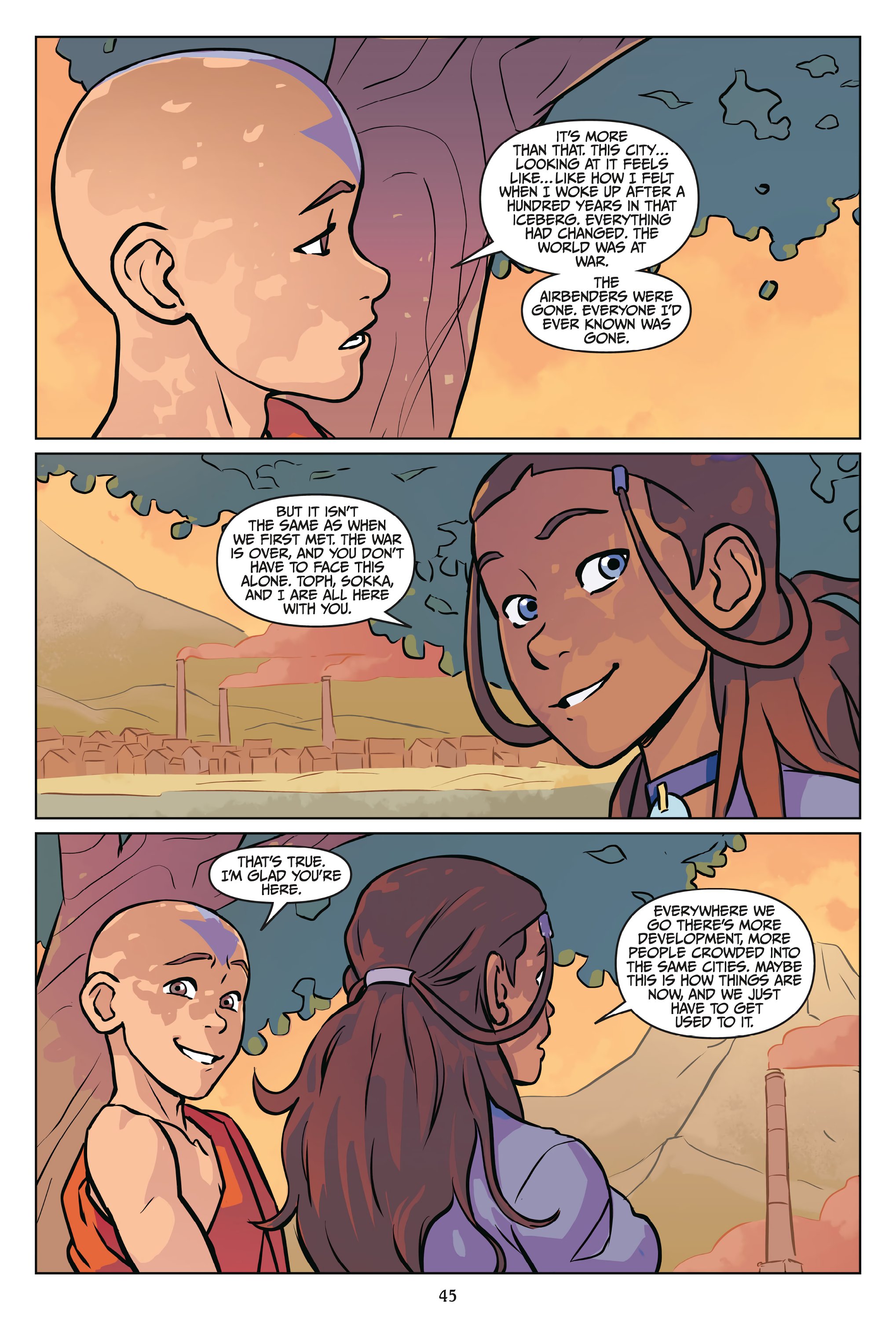 Read online Nickelodeon Avatar: The Last Airbender - Imbalance comic -  Issue # _Omnibus (Part 1) - 46