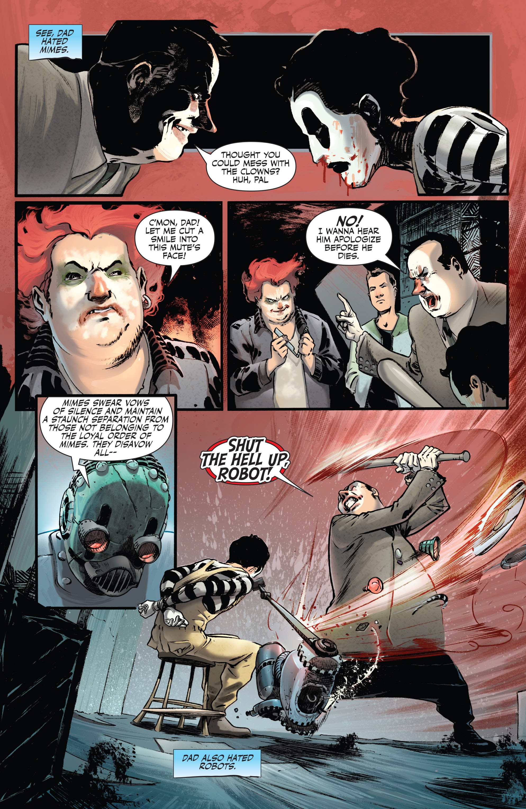 Read online Robot Clown Mob comic -  Issue # TPB - 5