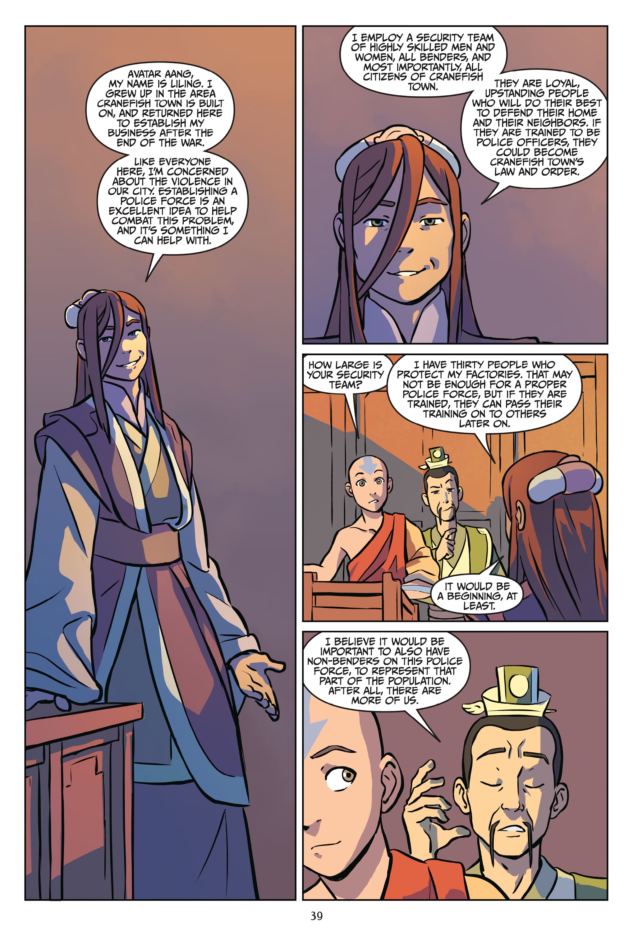 Read online Nickelodeon Avatar: The Last Airbender - Imbalance comic -  Issue # _Omnibus (Part 1) - 40