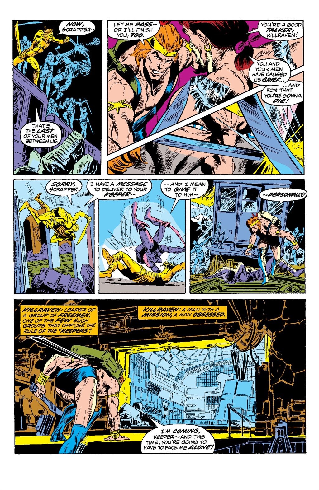 Read online Killraven Epic Collection: Warrior of the Worlds comic -  Issue # TPB (Part 1) - 7
