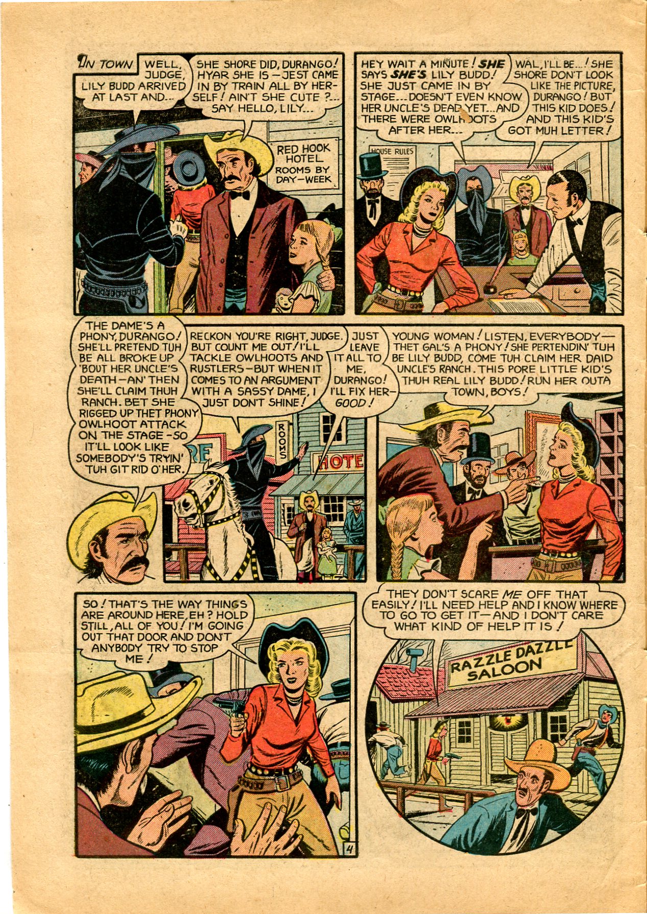 Read online Charles Starrett as The Durango Kid comic -  Issue #29 - 6