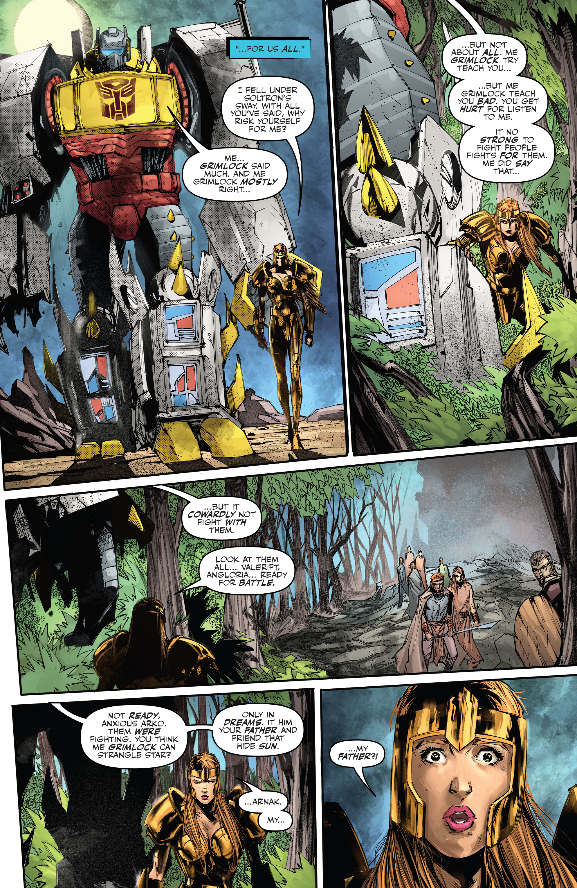 Read online Transformers: King Grimlock comic -  Issue #5 - 18