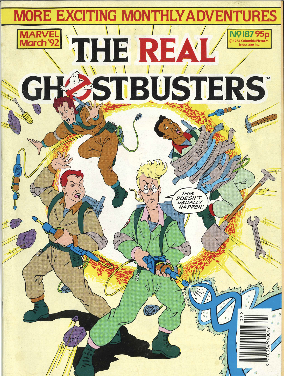 Read online The Real Ghostbusters comic -  Issue #187 - 1