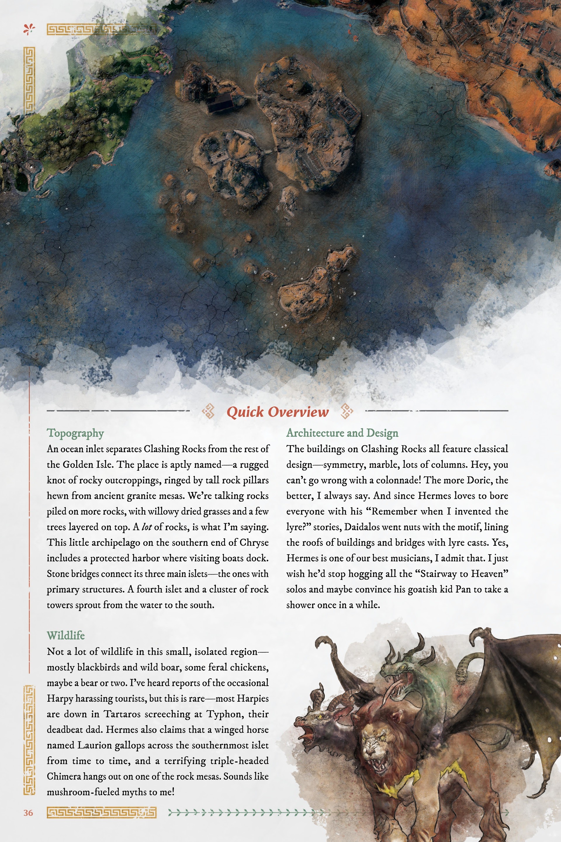 Read online Immortals Fenyx Rising: A Traveler's Guide to the Golden Isle comic -  Issue # TPB - 36