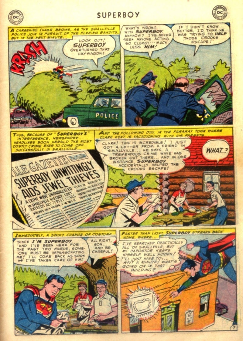 Read online Superboy (1949) comic -  Issue #29 - 36