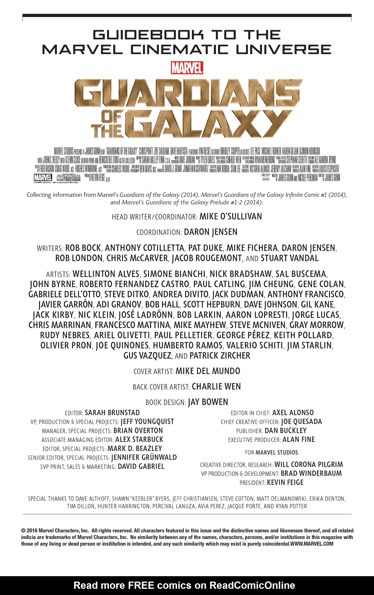 Read online Guidebook to the Marvel Cinematic Universe - Marvel's Guardians of the Galaxy comic -  Issue # Full - 2